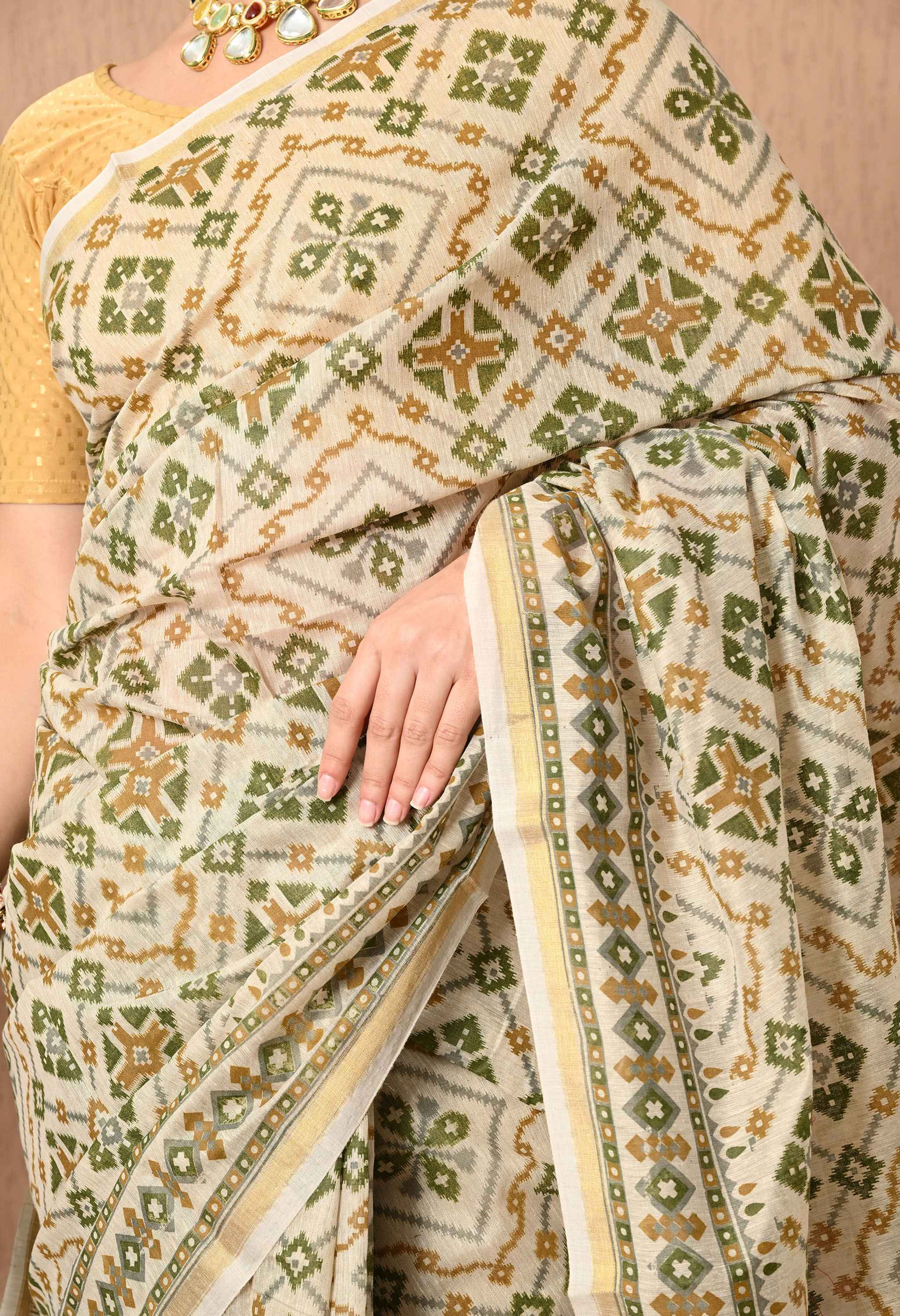 Soft Cotton Saree with Blouse
