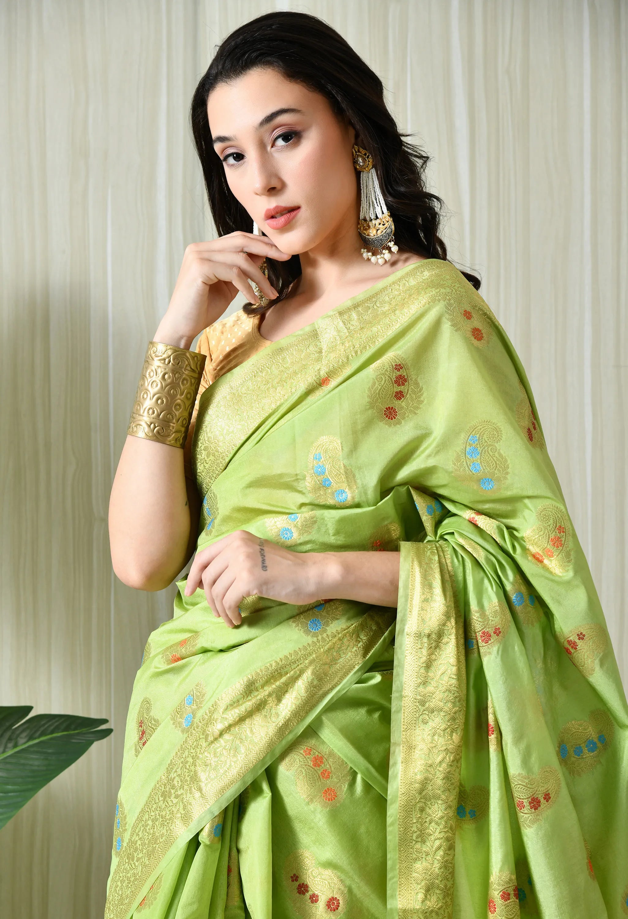 buy silk green saree online India