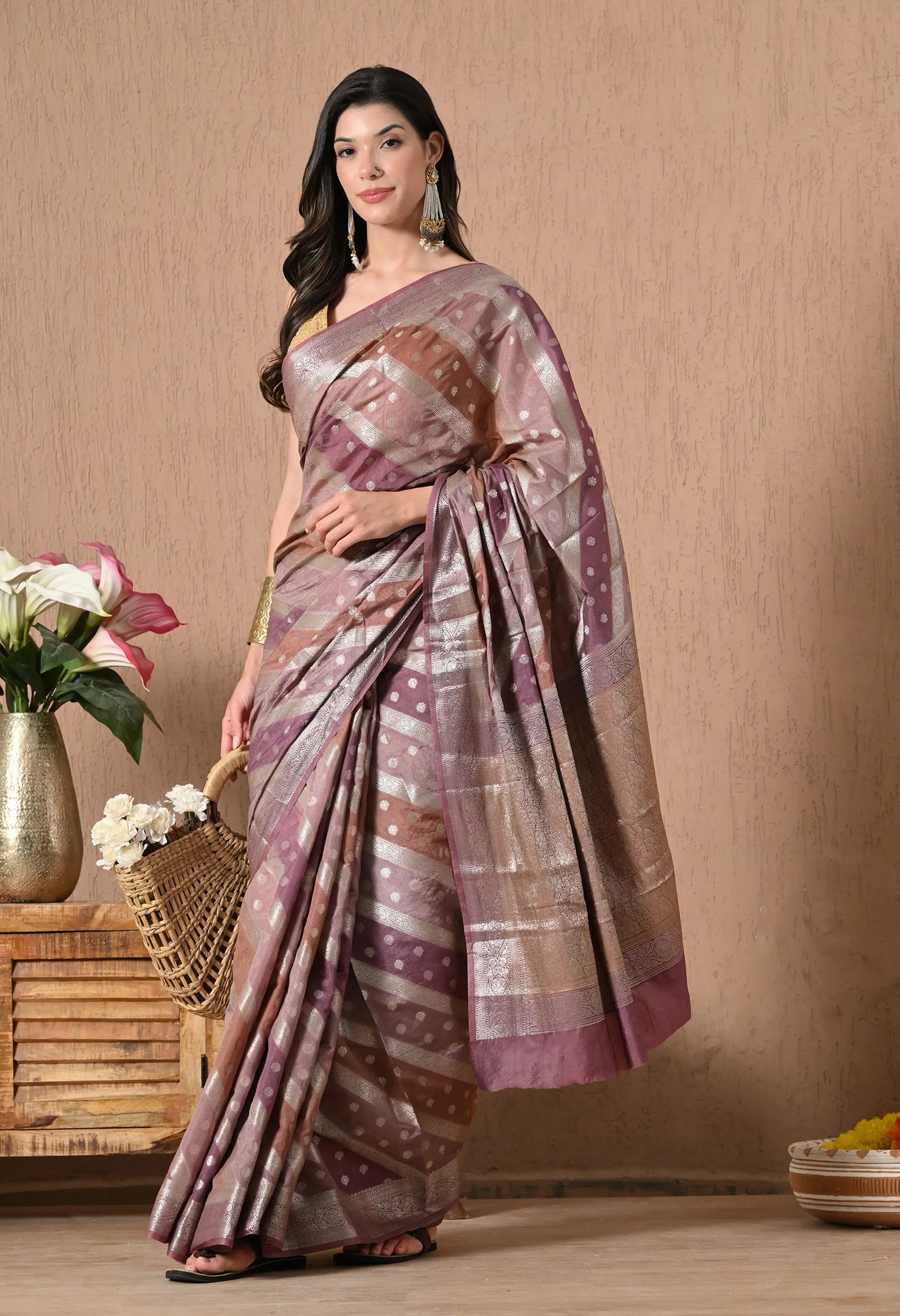 Silk Saree with Zari Weave
