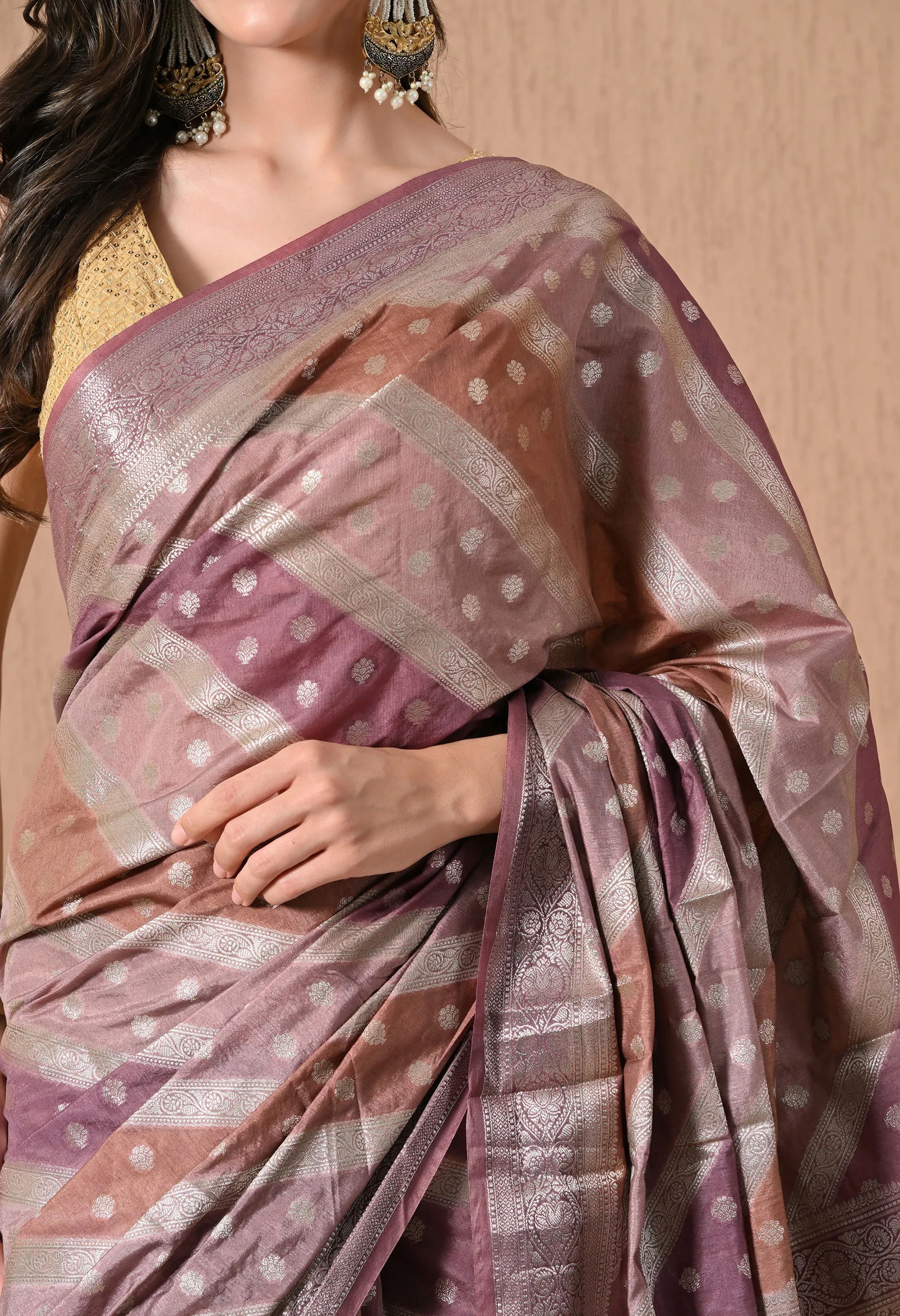 Silk Saree with Zari Weave
