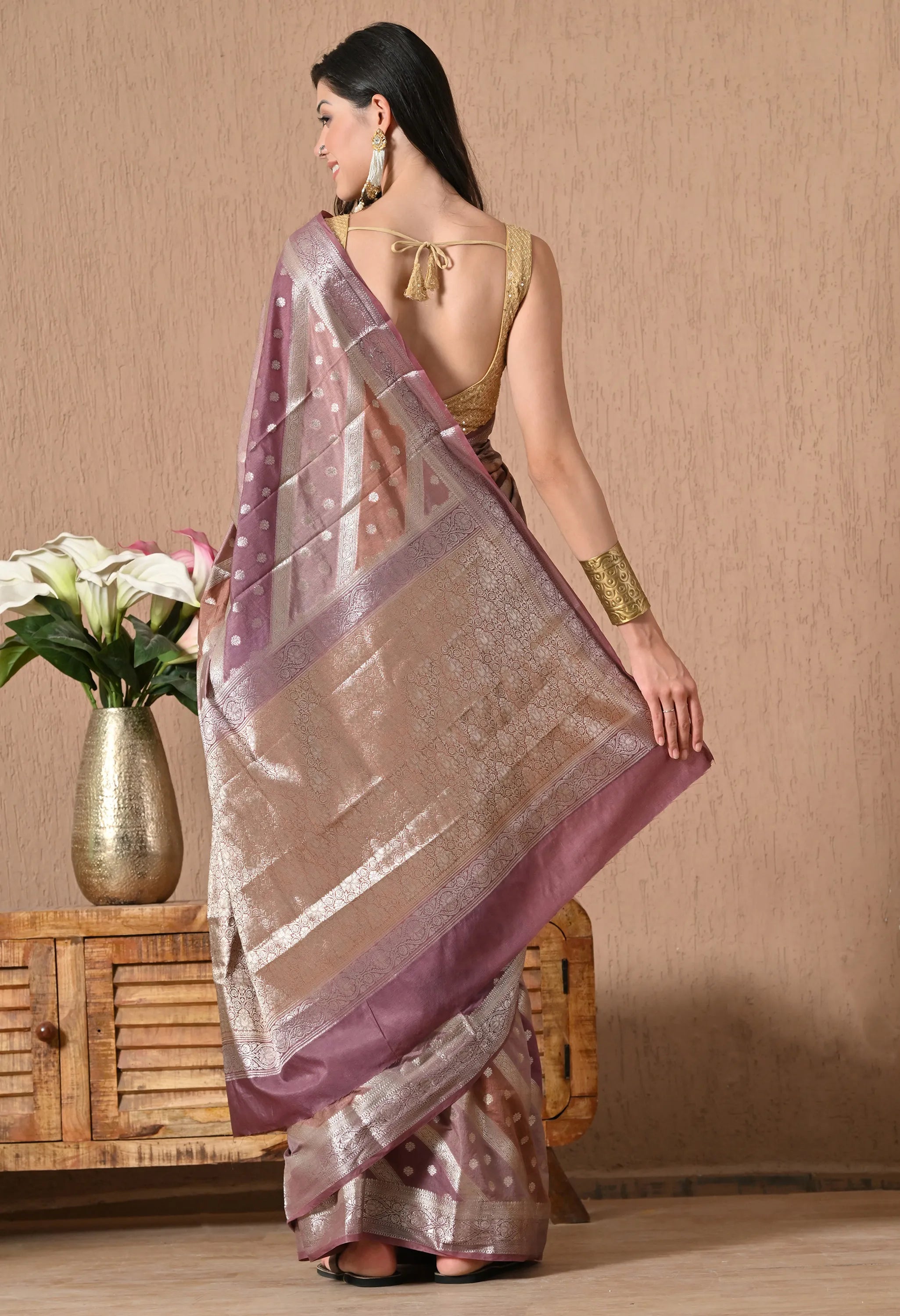 Silk Saree with Zari Weave