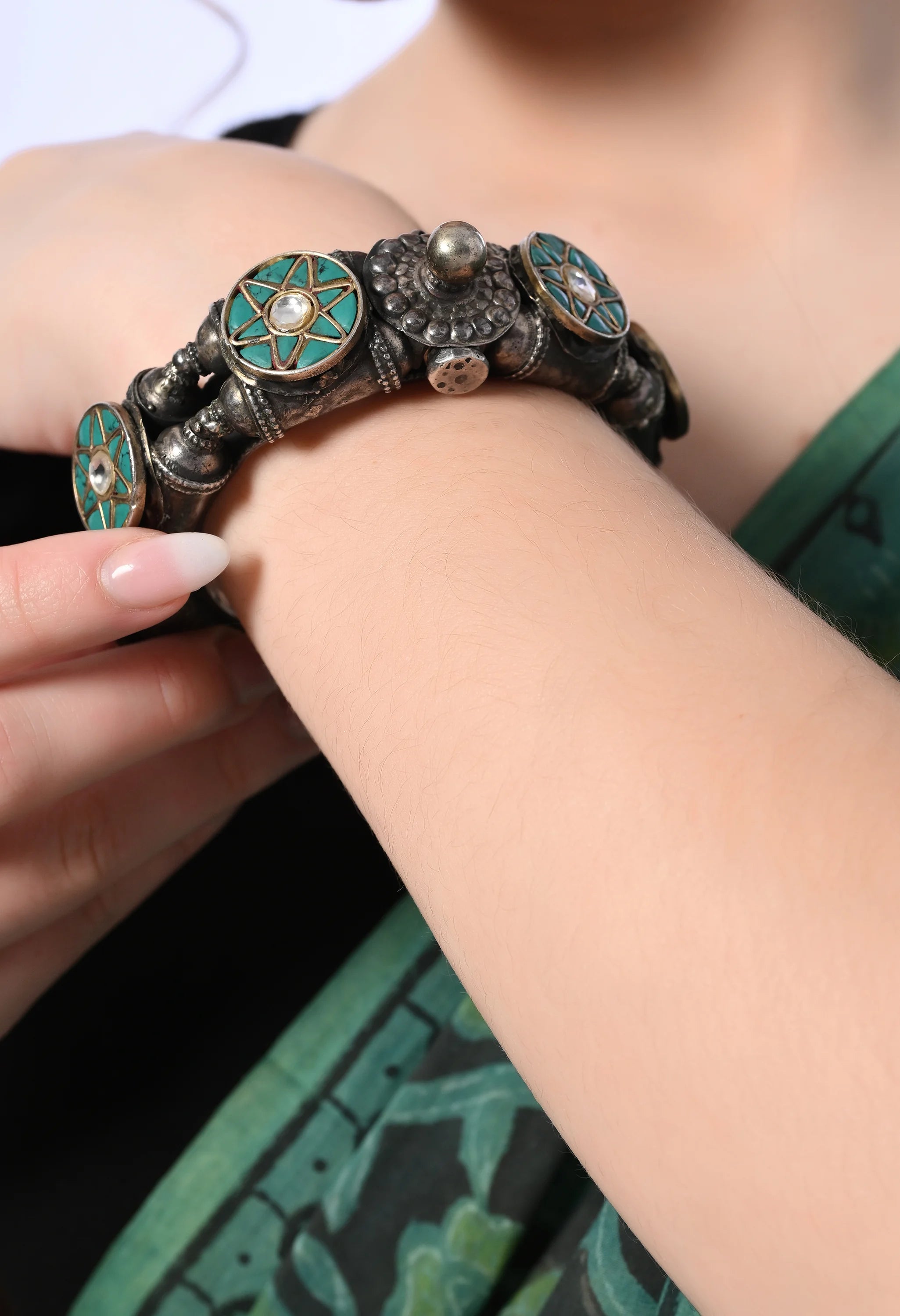 Pure silver kada for women Online