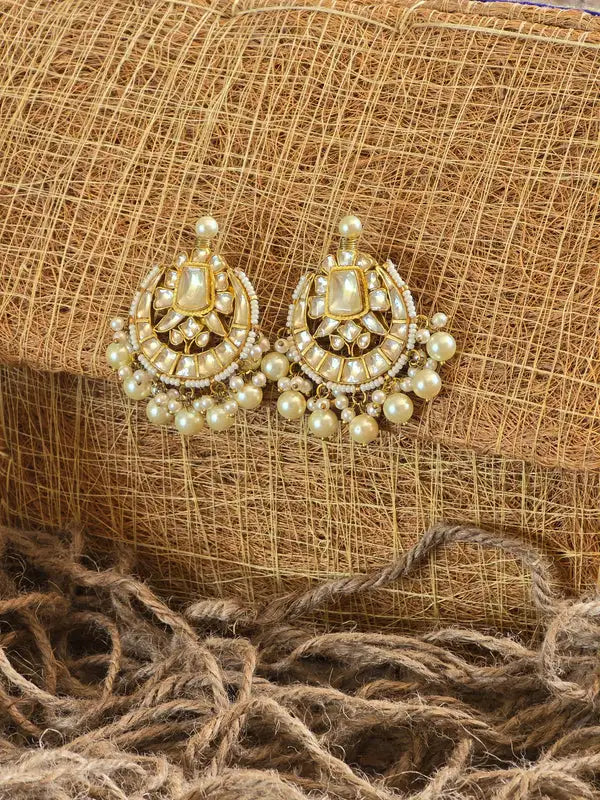 92.5 festive wear silver earrings