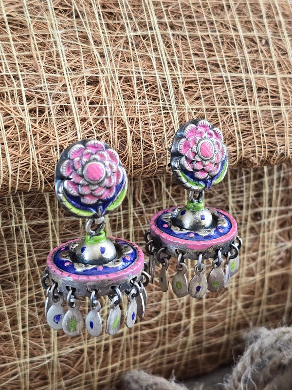 Pure silver earrings online India