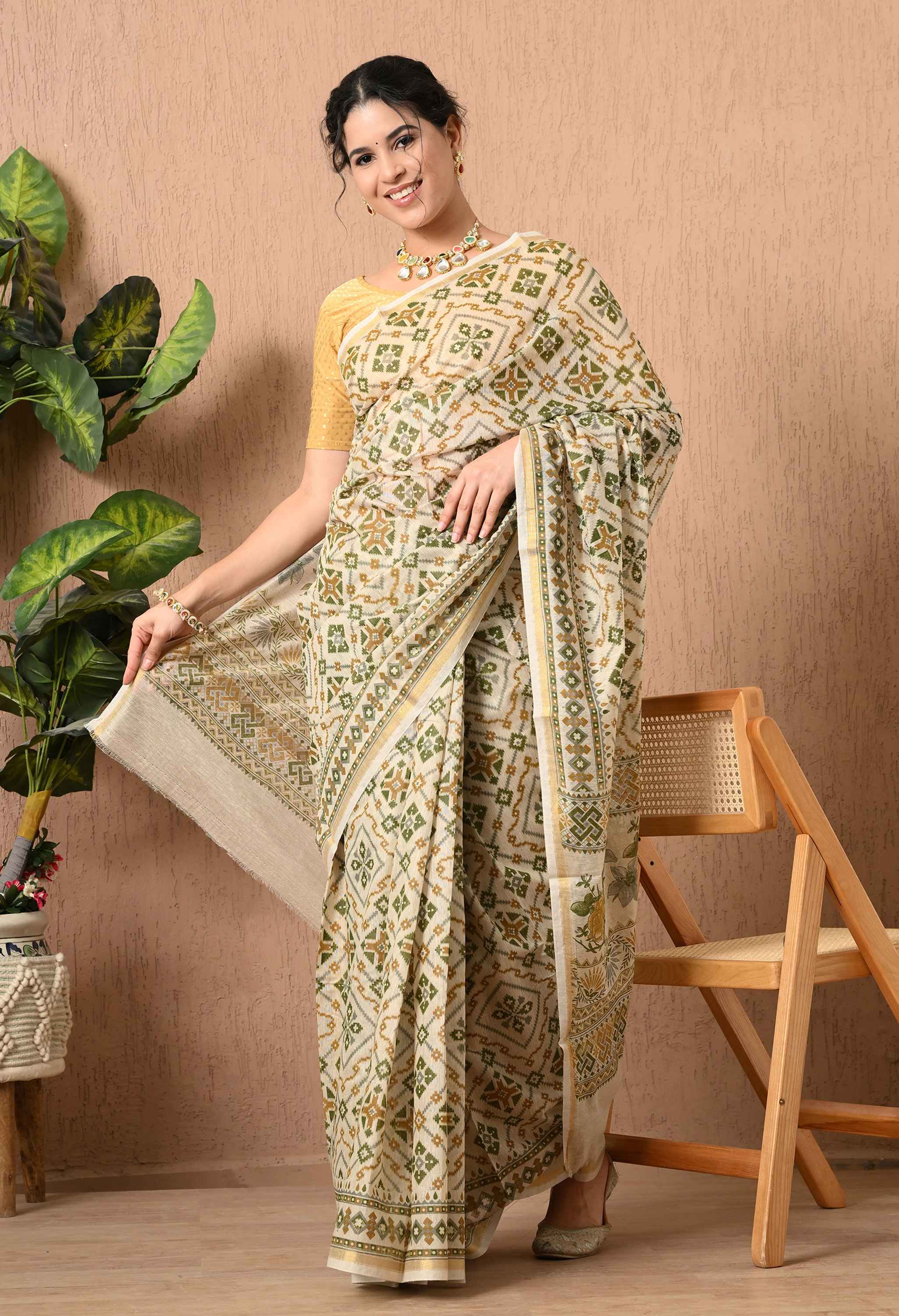 Soft Cotton Saree with Blouse