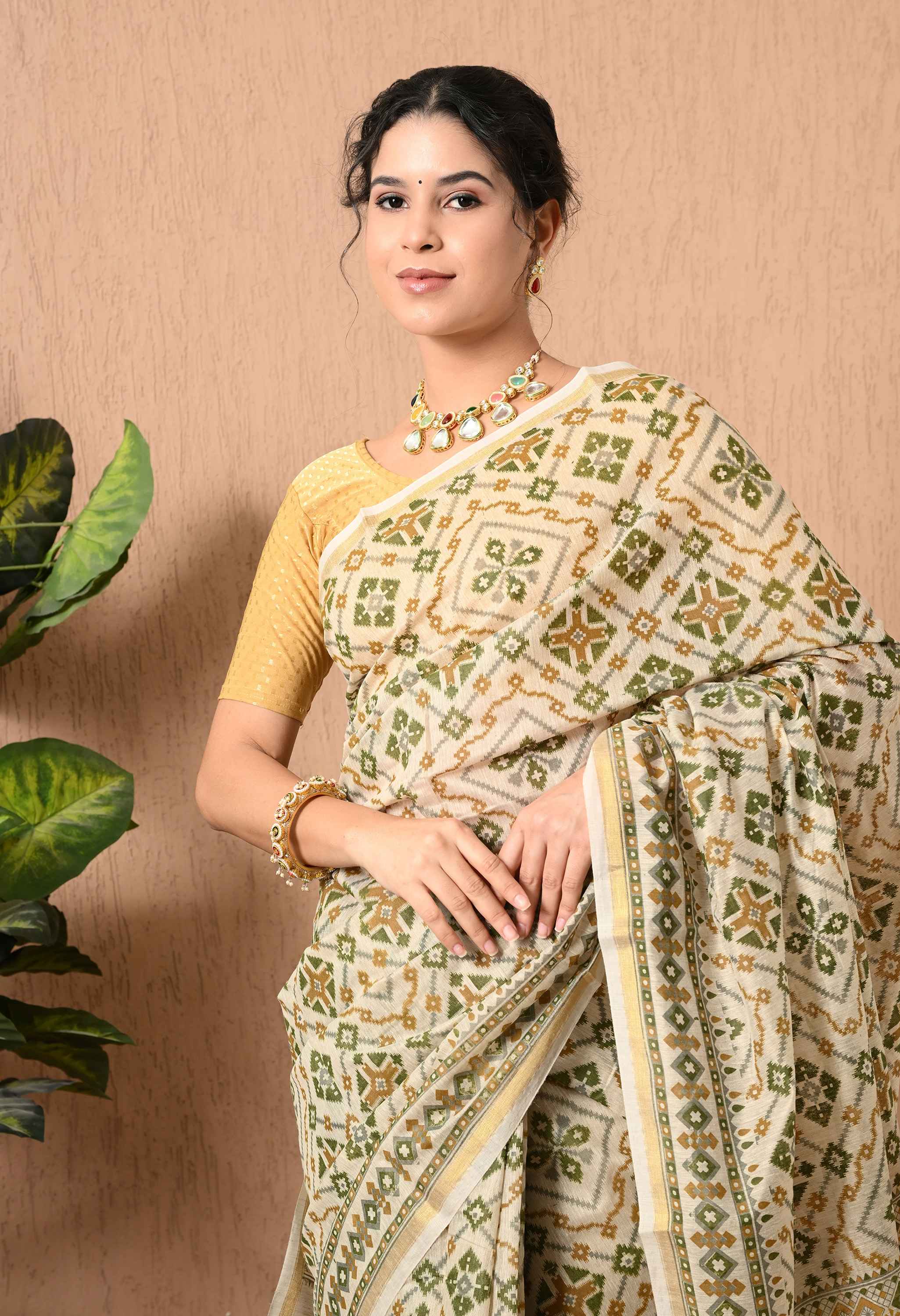 Soft Cotton Saree with Blouse