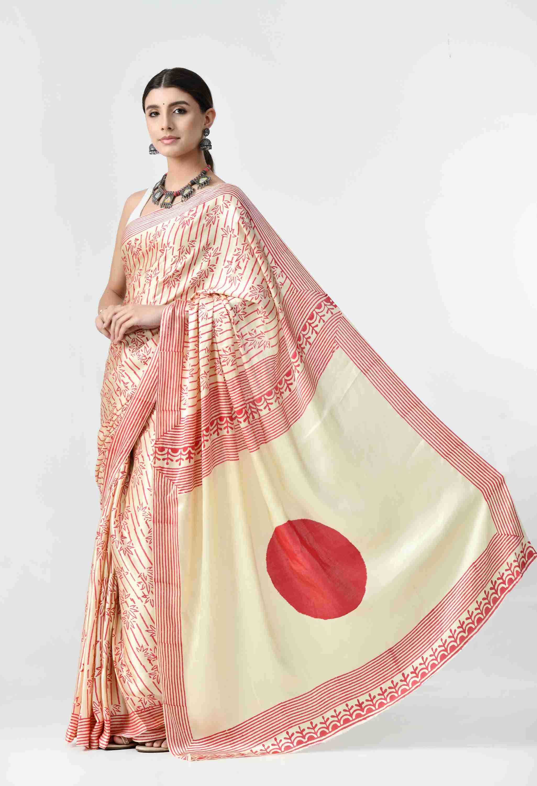 Soft Modal Silk Saree with Blouse