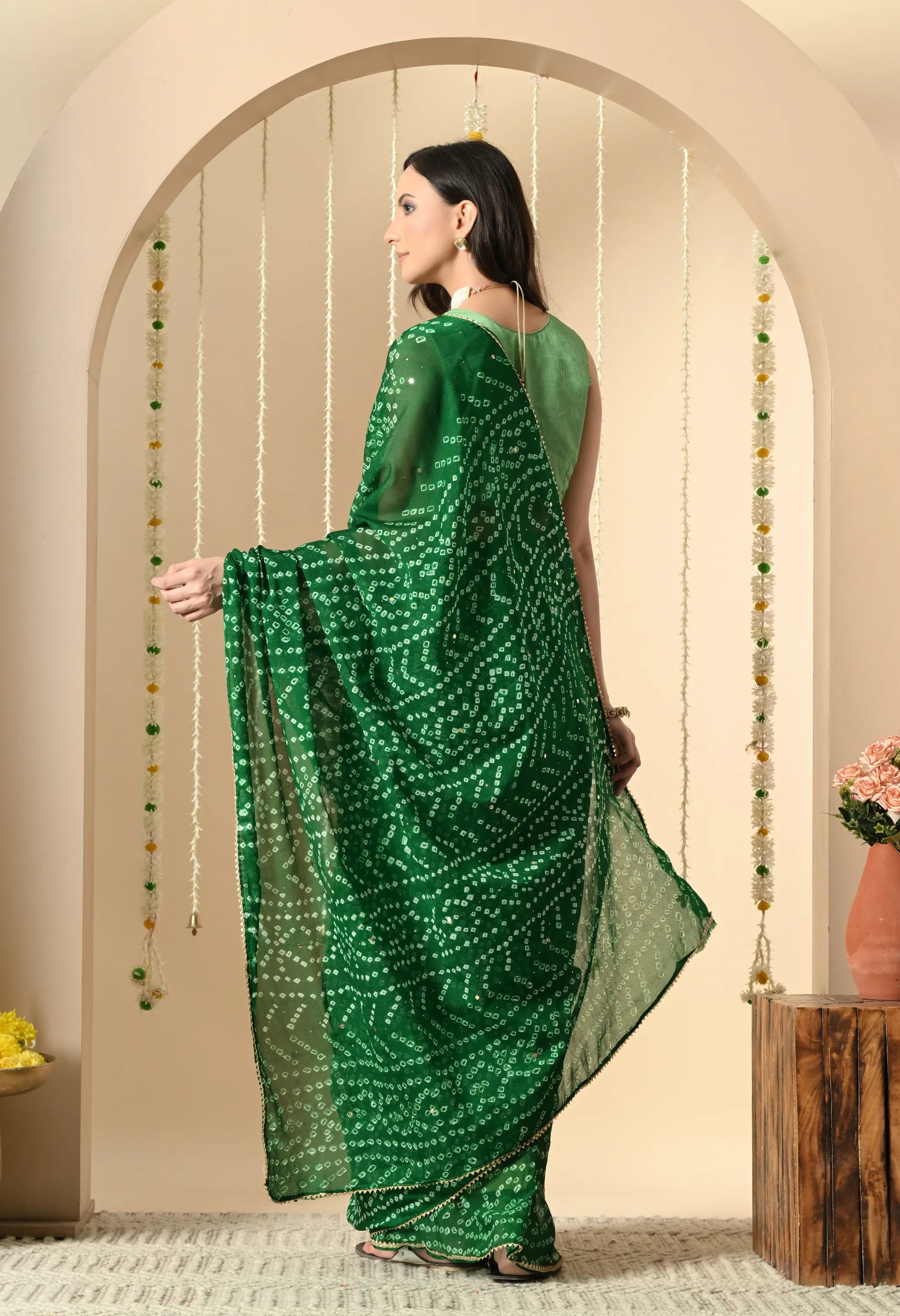 Traditional Bandhani sarees