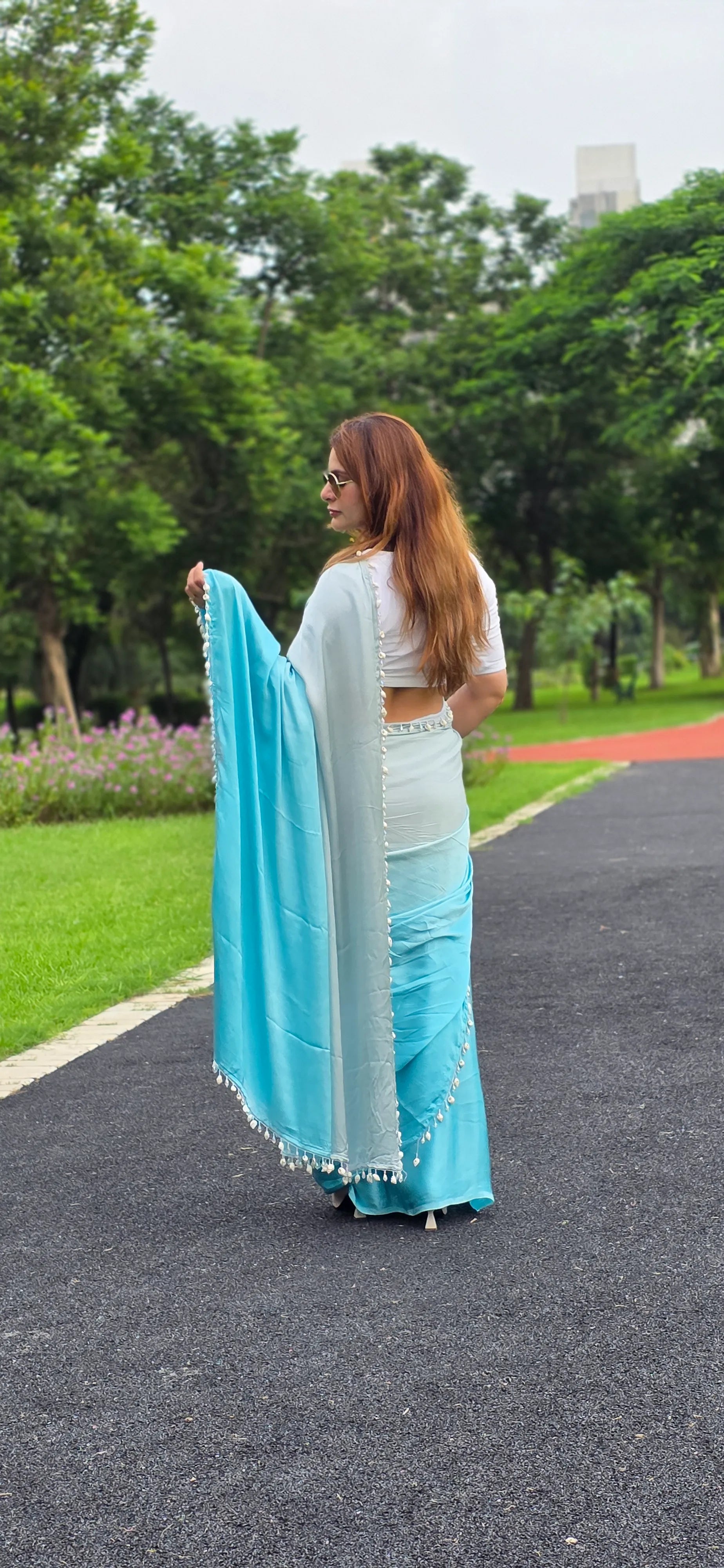 Traditional saree for festival