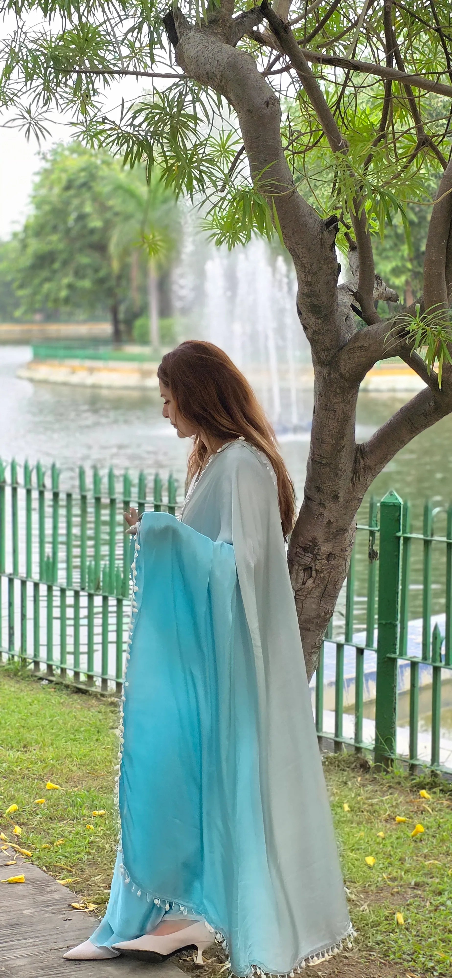 Traditional saree for festival