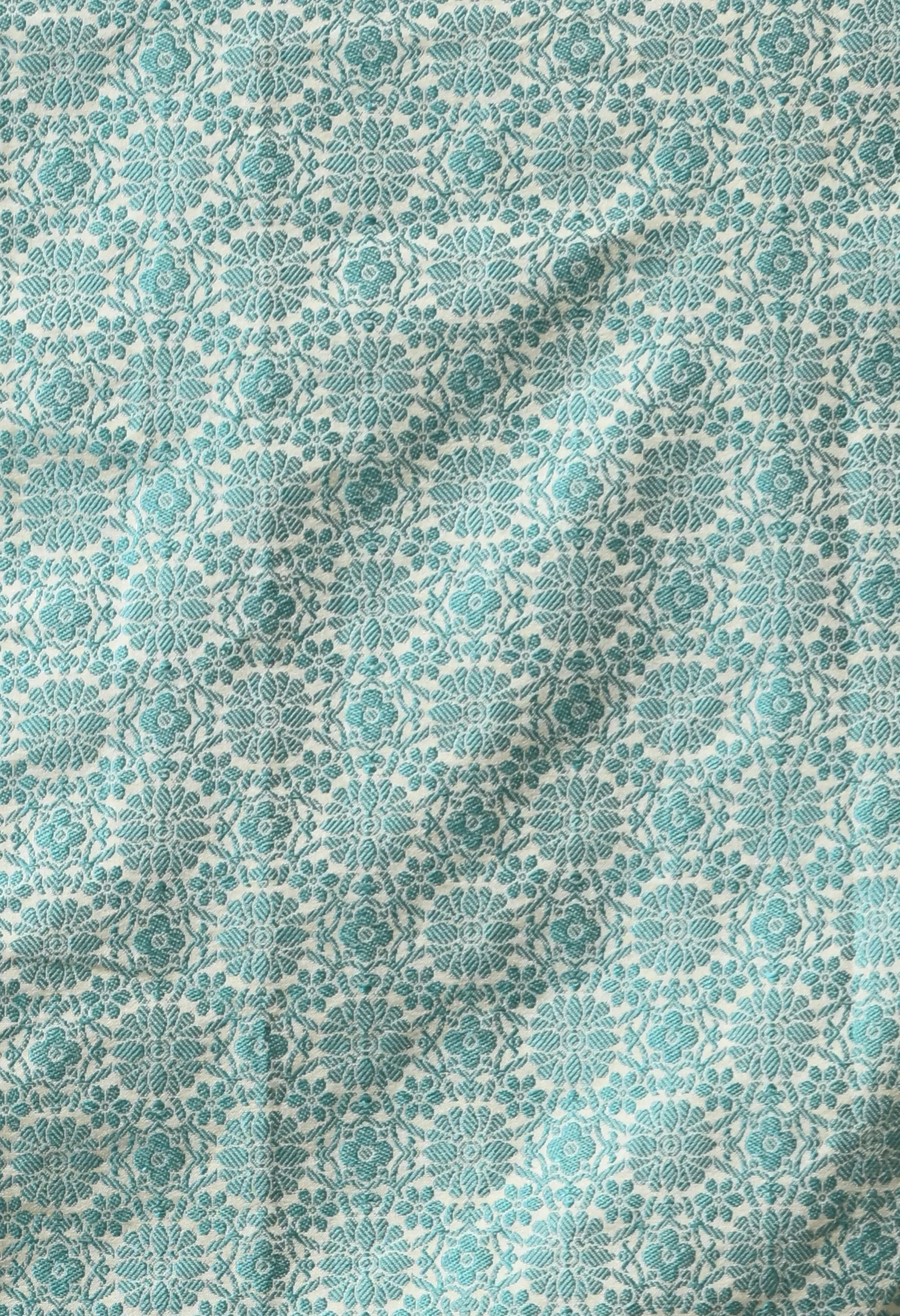 Traditional silk saree for puja