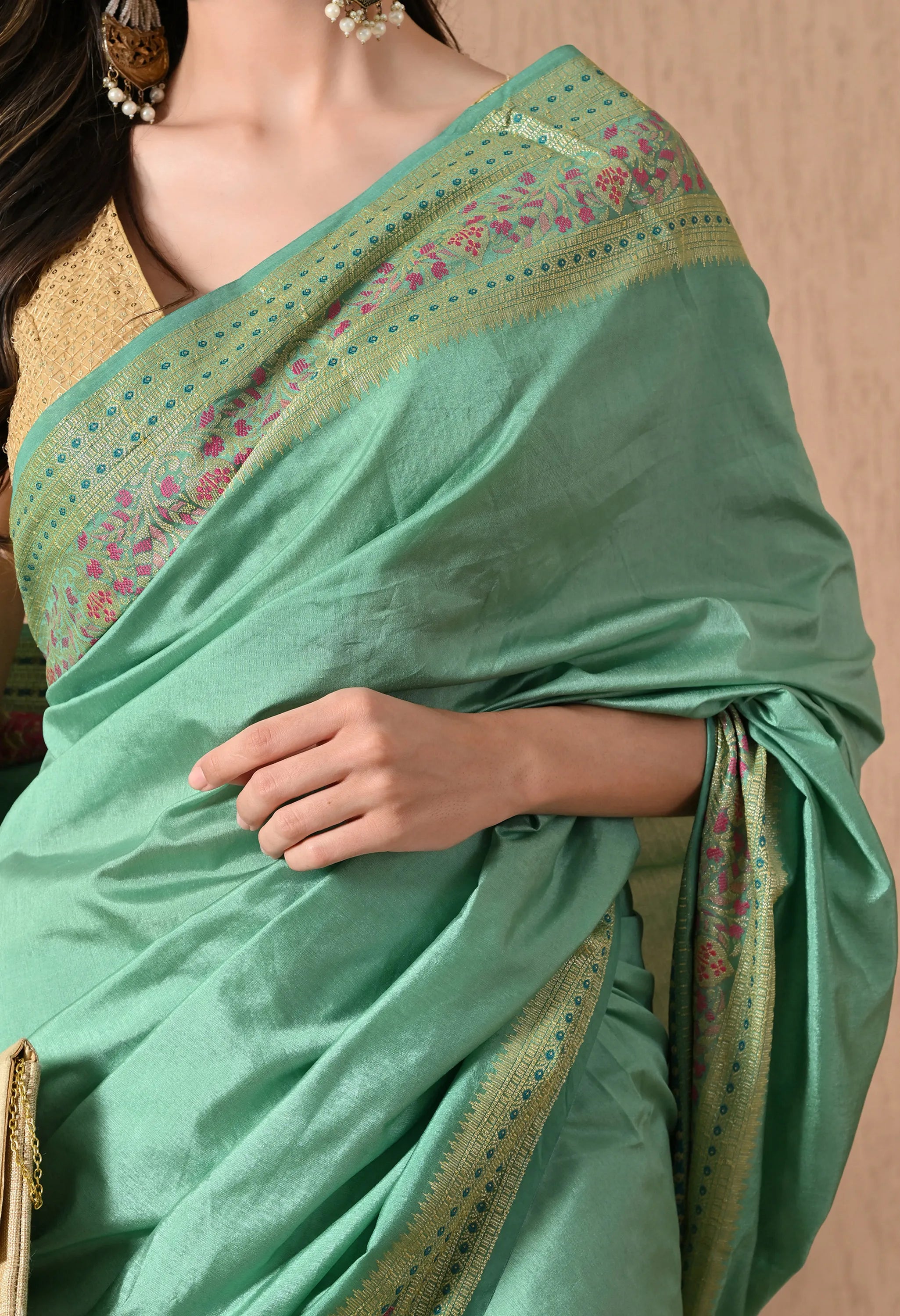 Traditional silk sarees