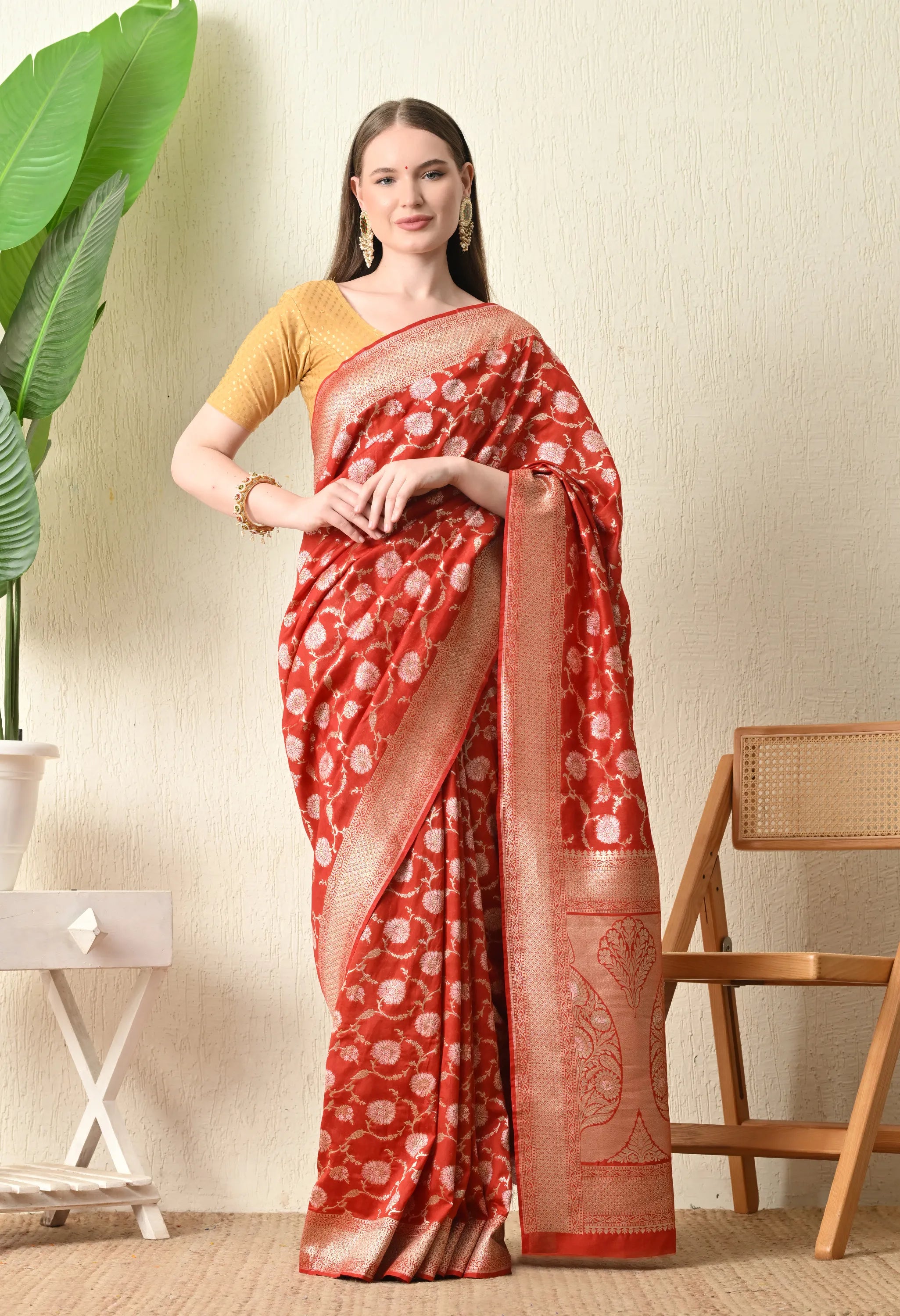 Trending Red Silk Saree