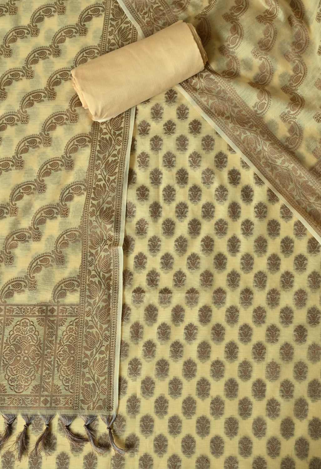 Party wear Chanderi cotton salwar suit