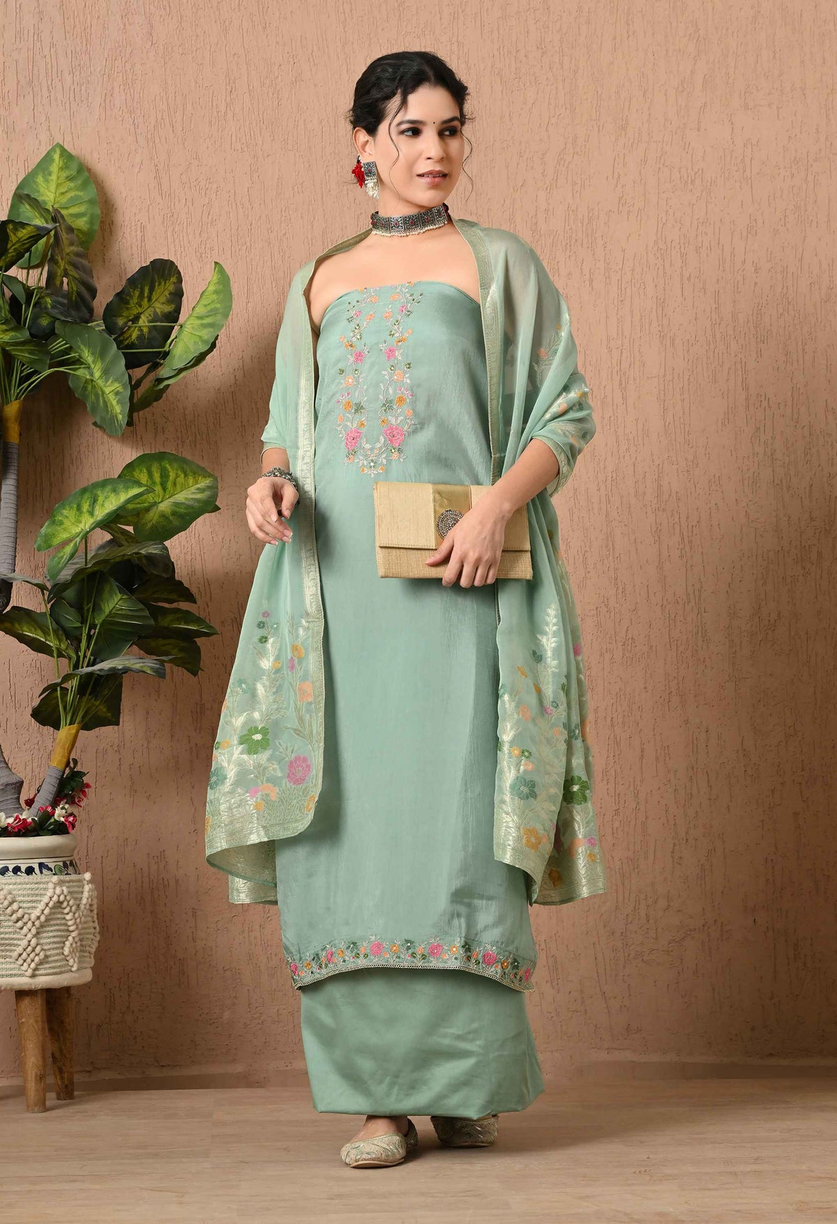 Organza Raksha Bandhan sale on salwar suits