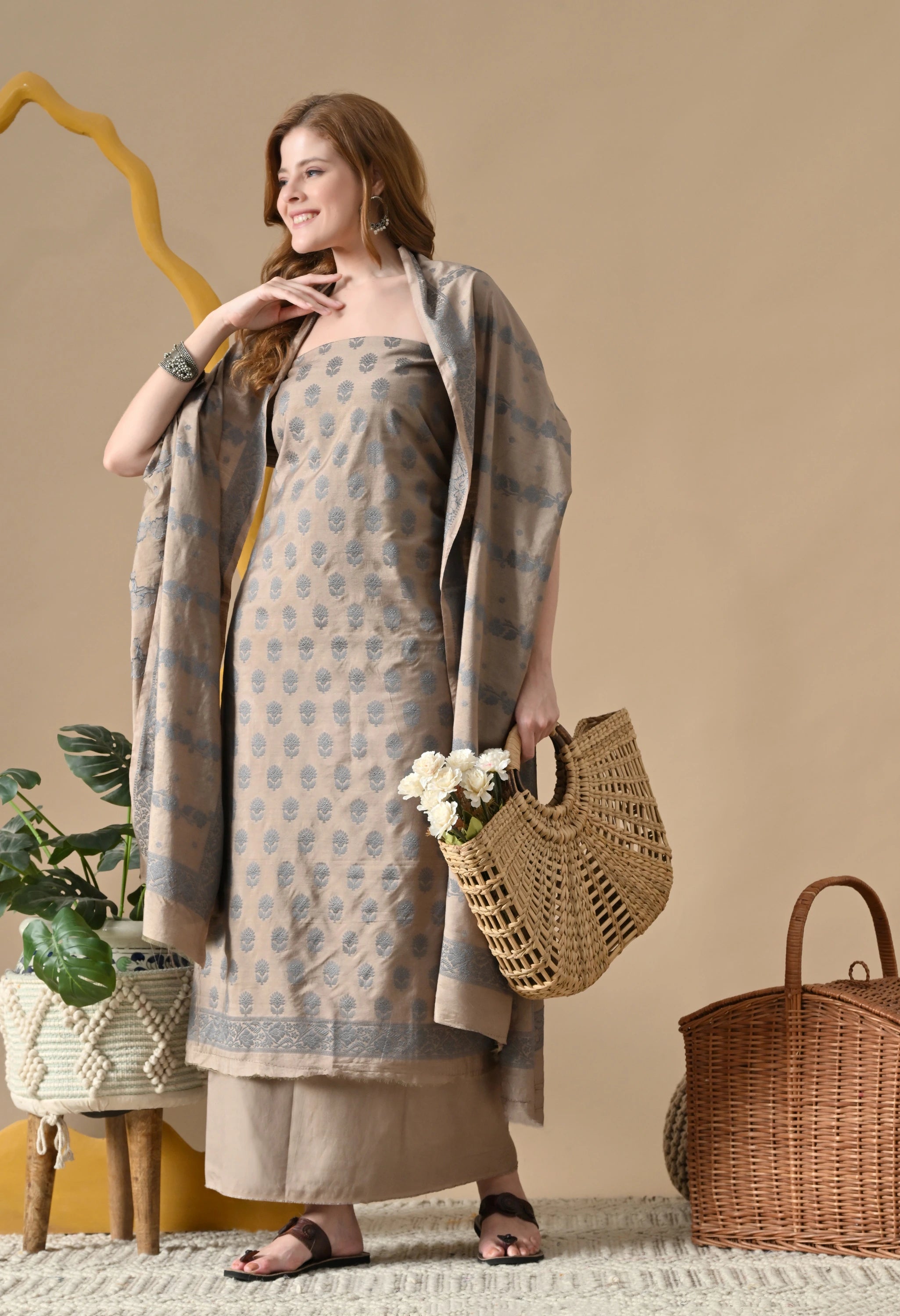 designer silk salwar suits for women