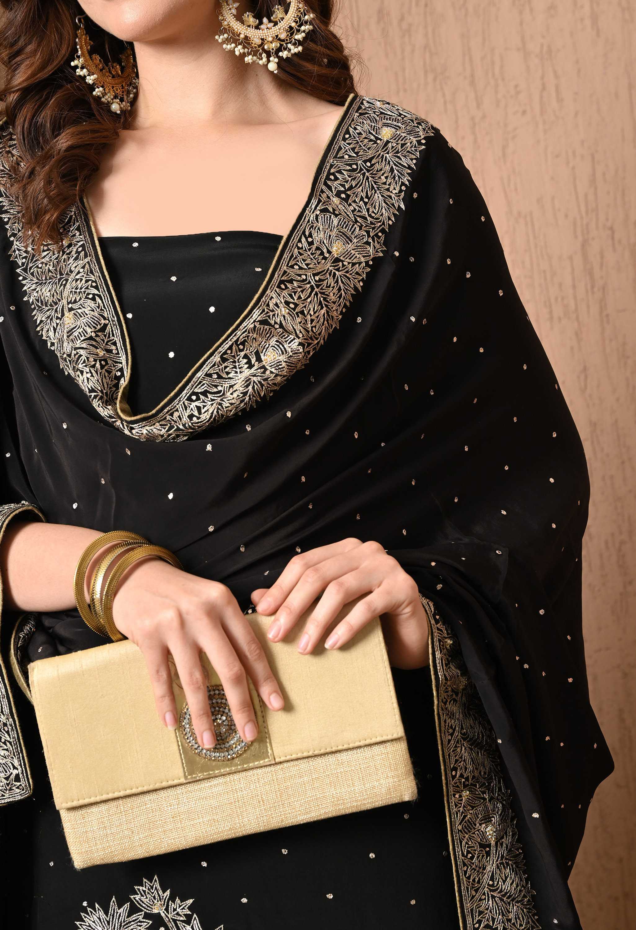 Best party wear black suits salwar