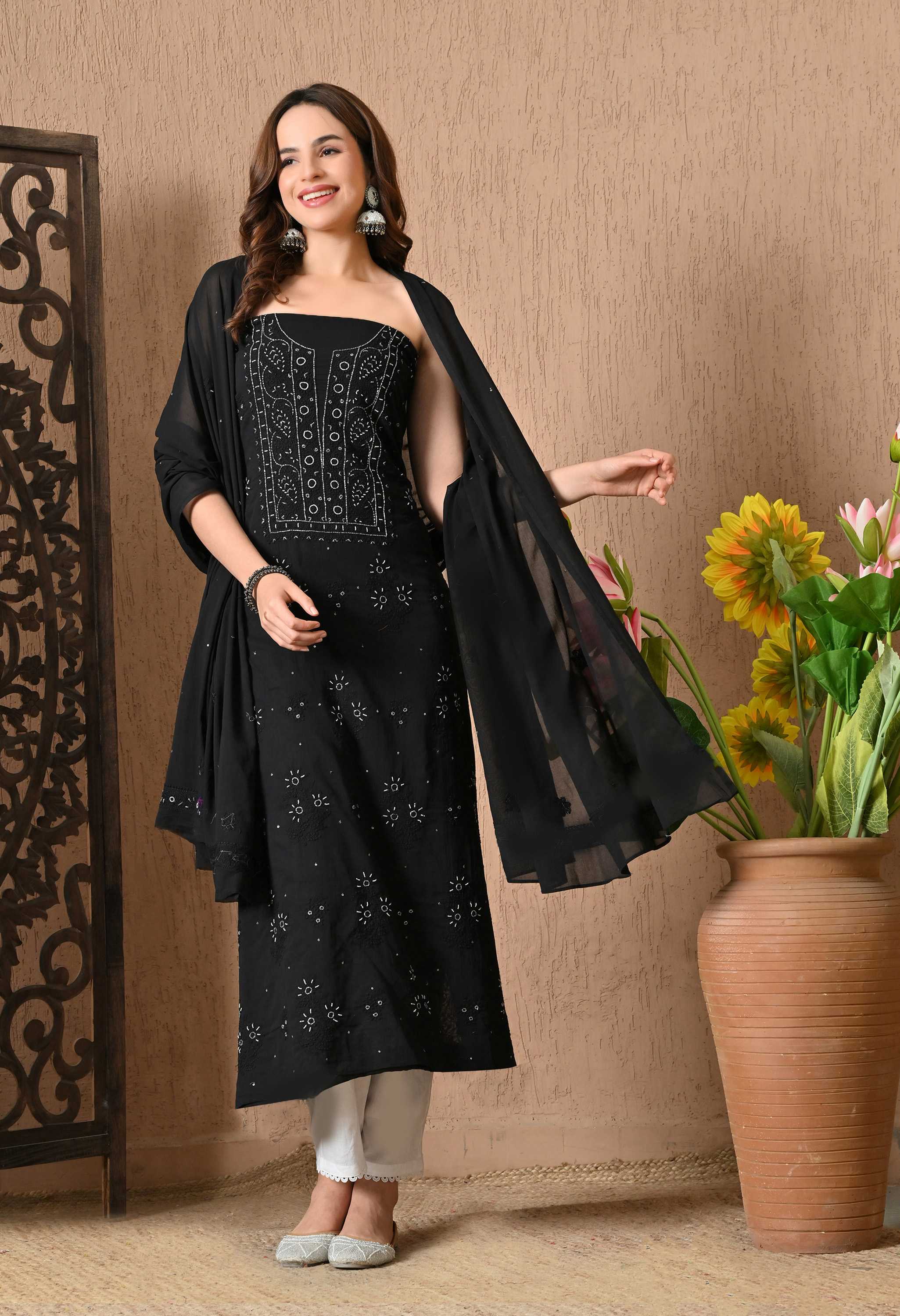 Mul Cotton Handwork Suit Sets