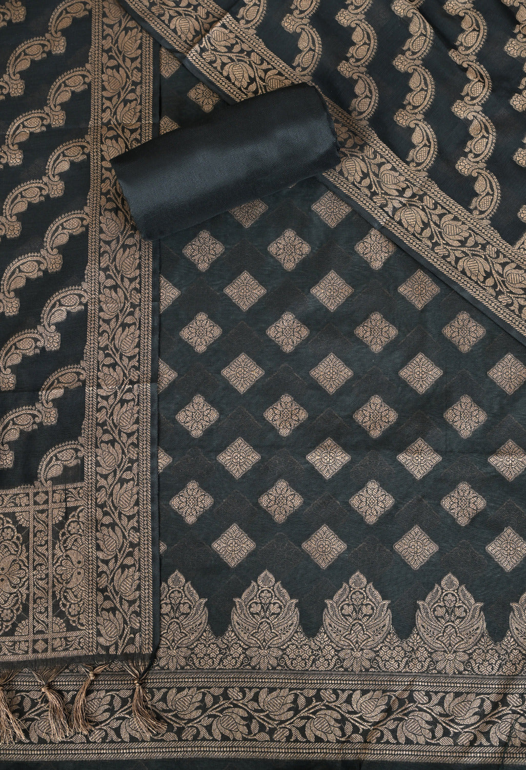 Party wear Chanderi cotton suit