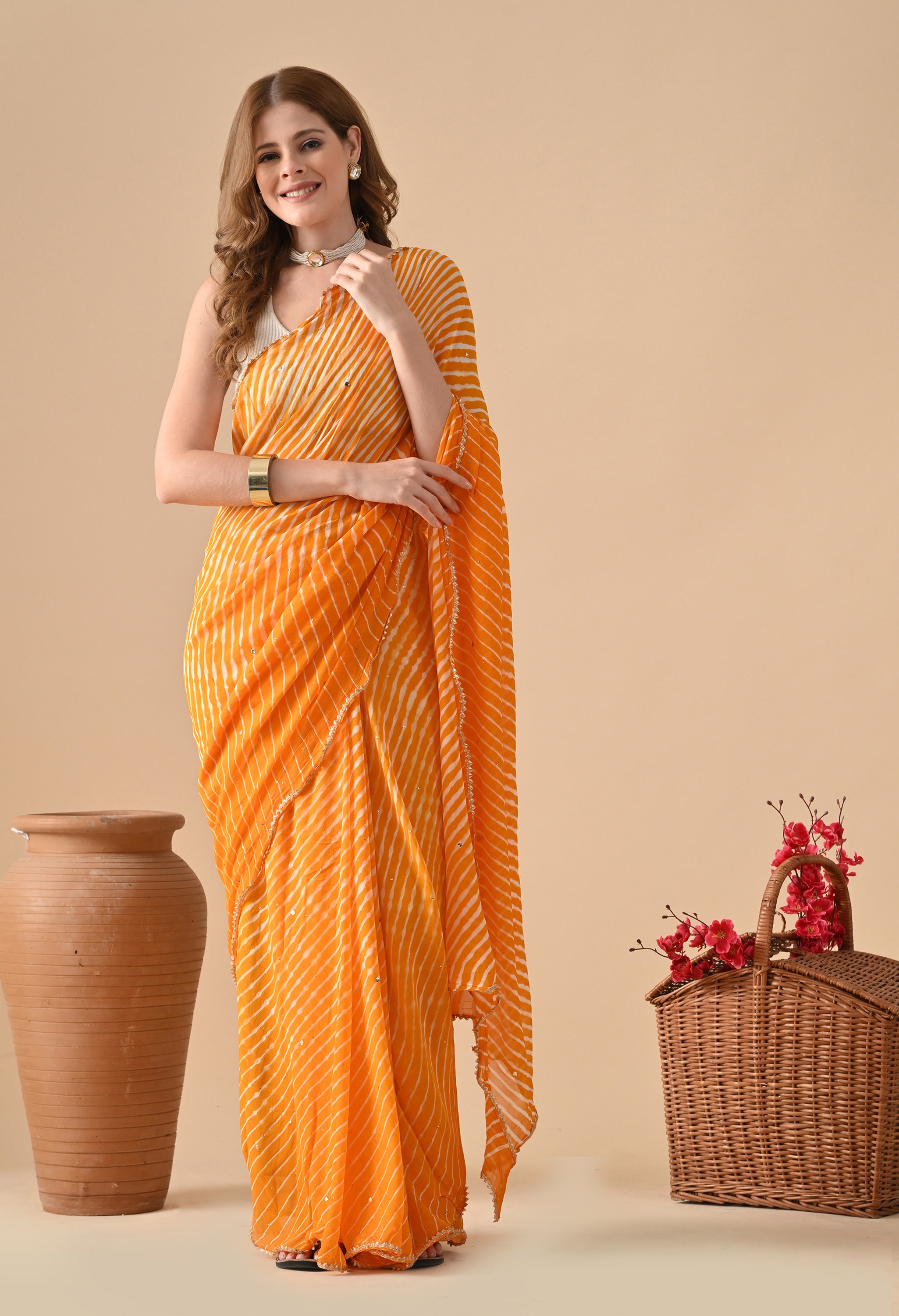 Pure Georgette Women Saree
