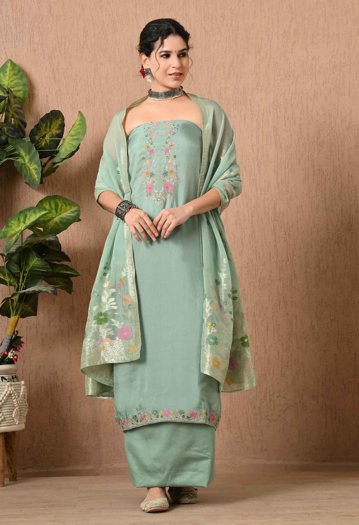 Organza Raksha Bandhan sale on salwar suits