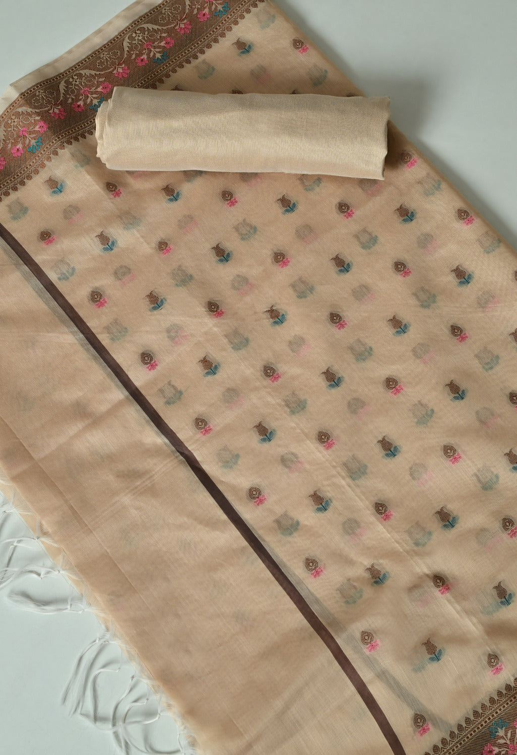 Chanderi Cotton Suit Set Women