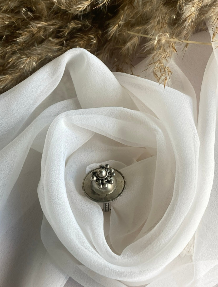 Cocktail Pure Silver Ring Women