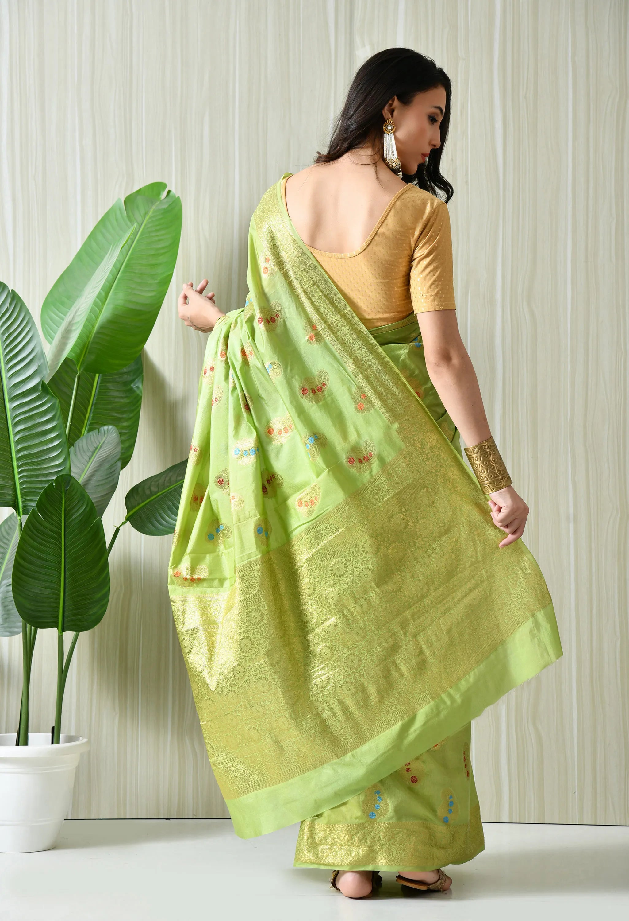 buy silk green saree online India