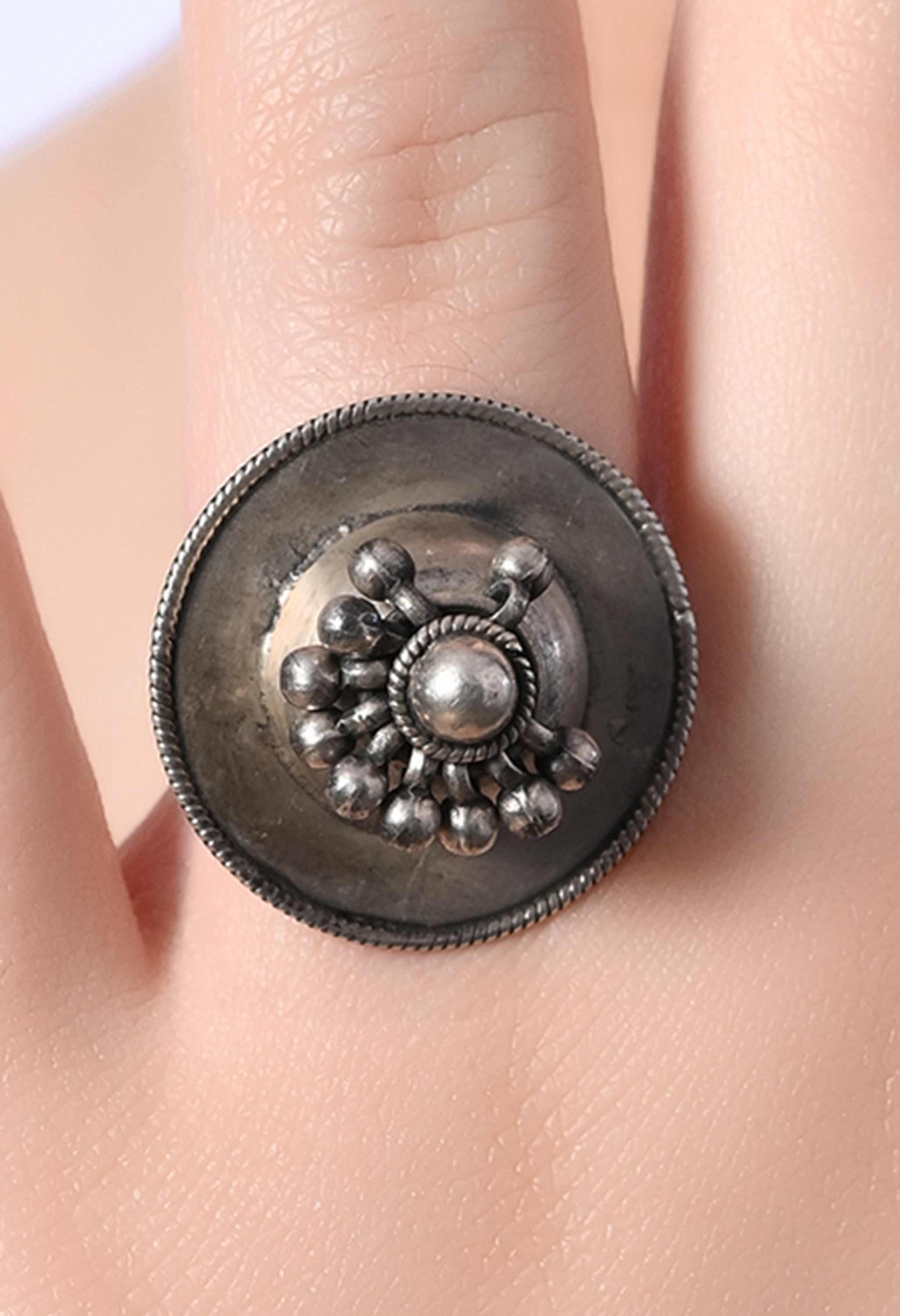 Cocktail Pure Silver Ring Women