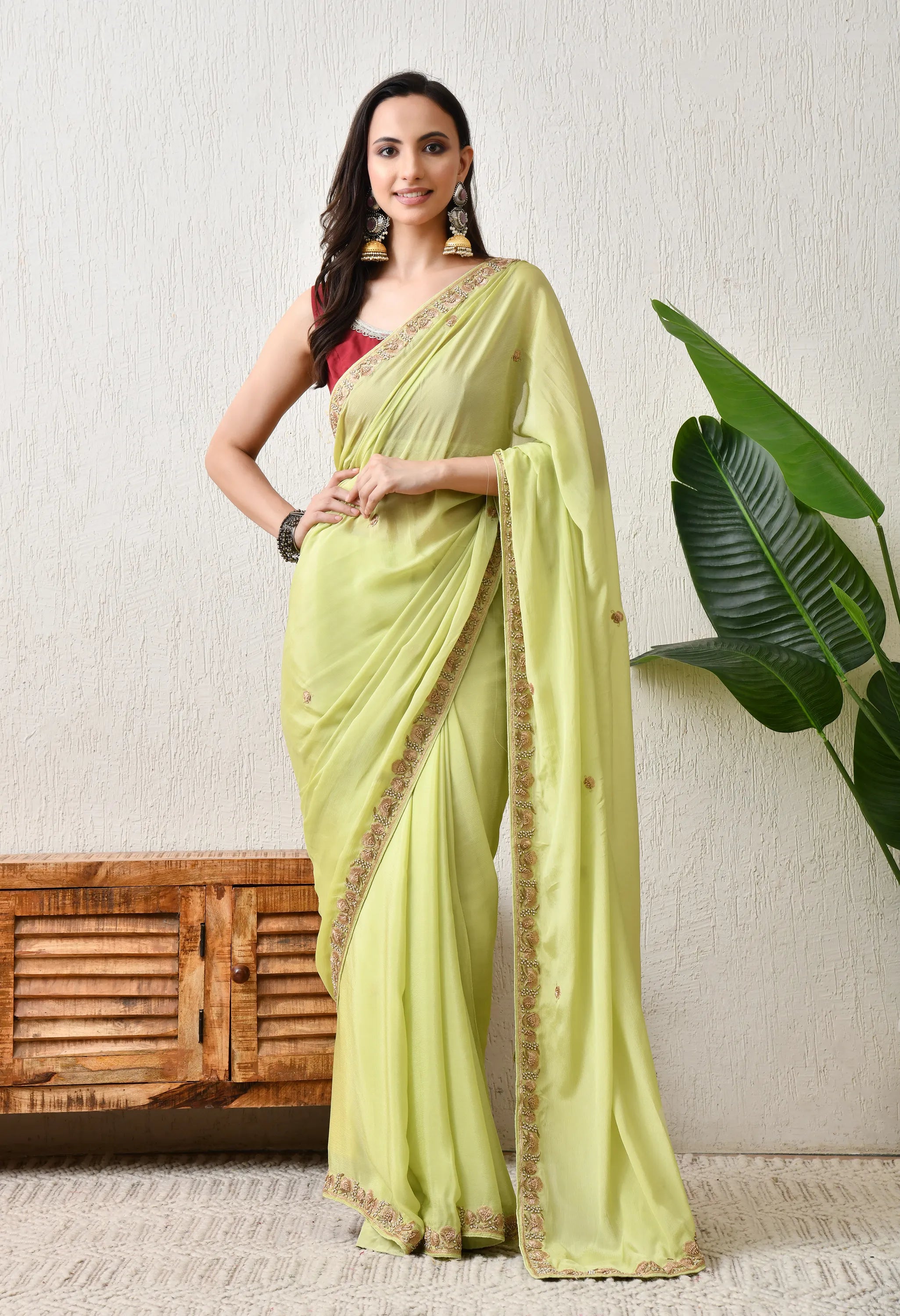 chiffon saree