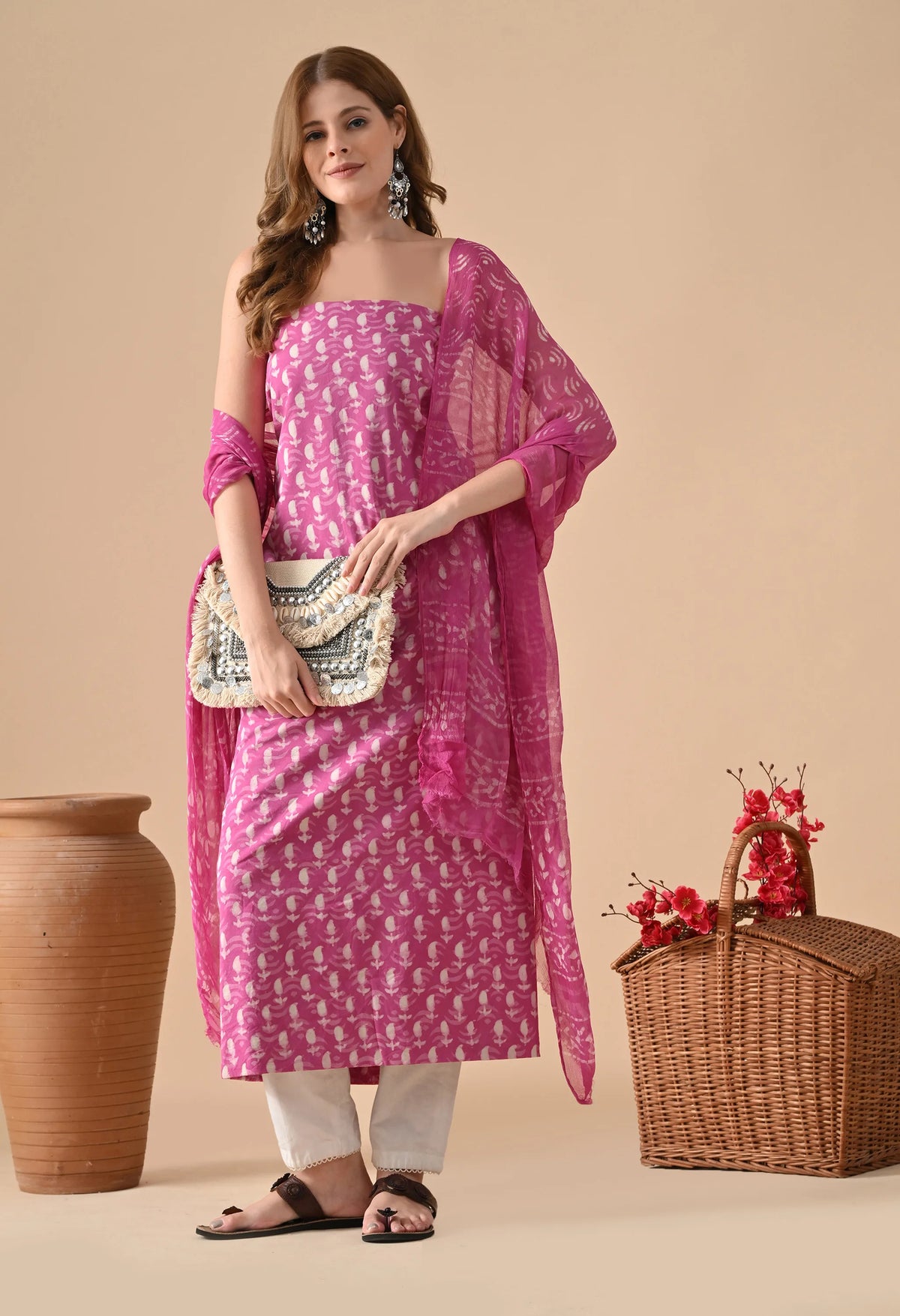 Cotton salwar suits for festive season