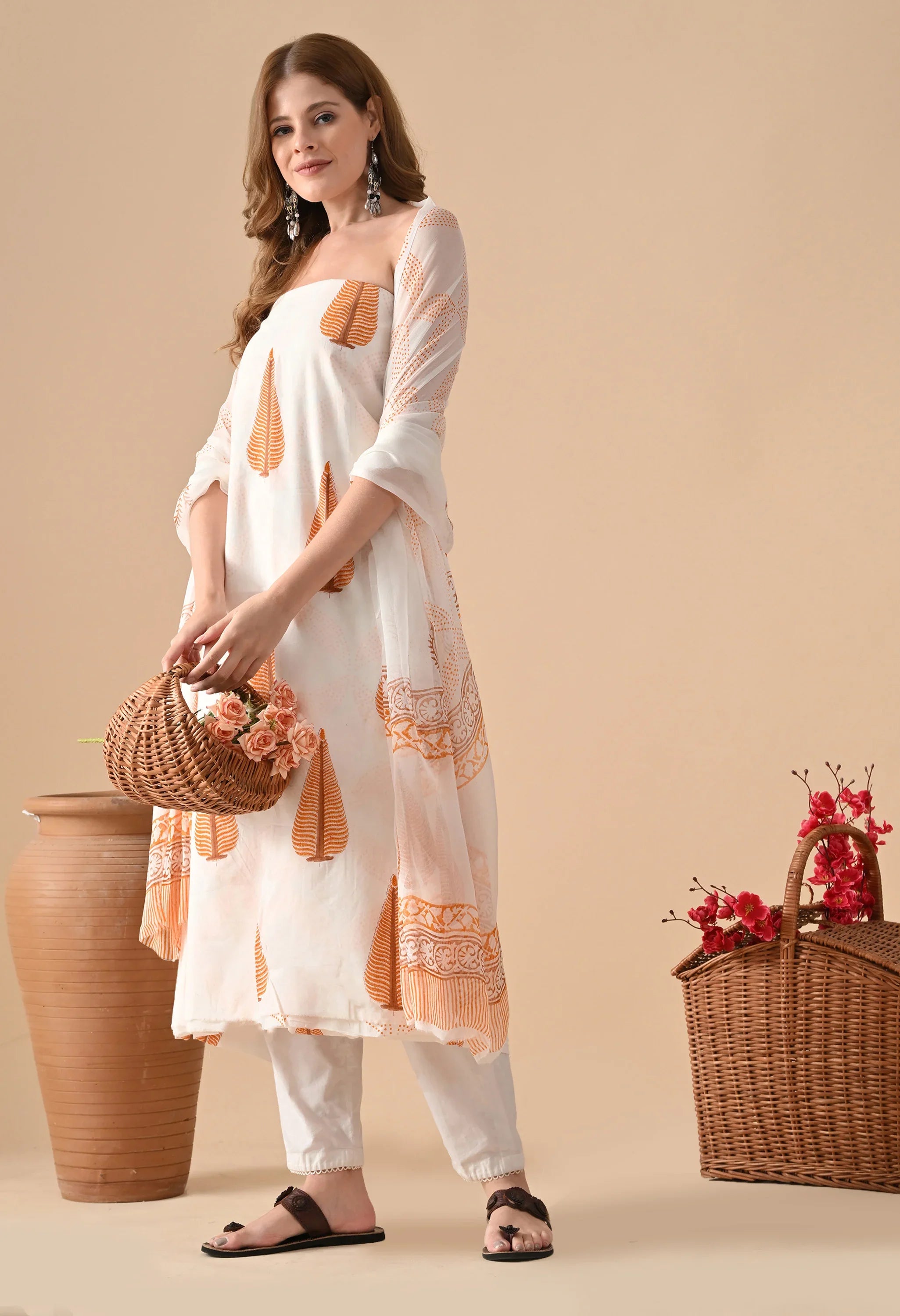Cotton salwar suits for festive season