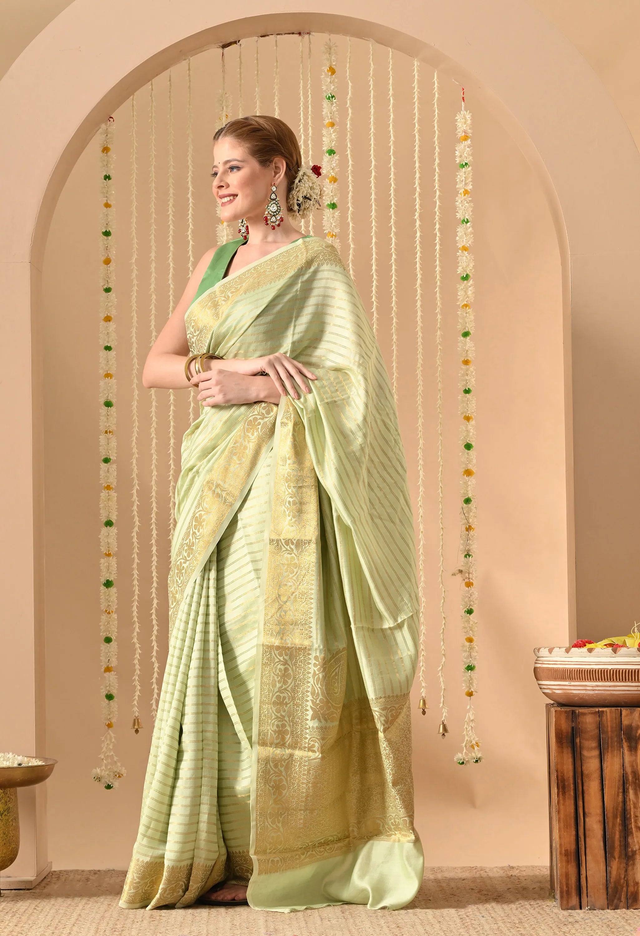 designer and Party wear silk saree 