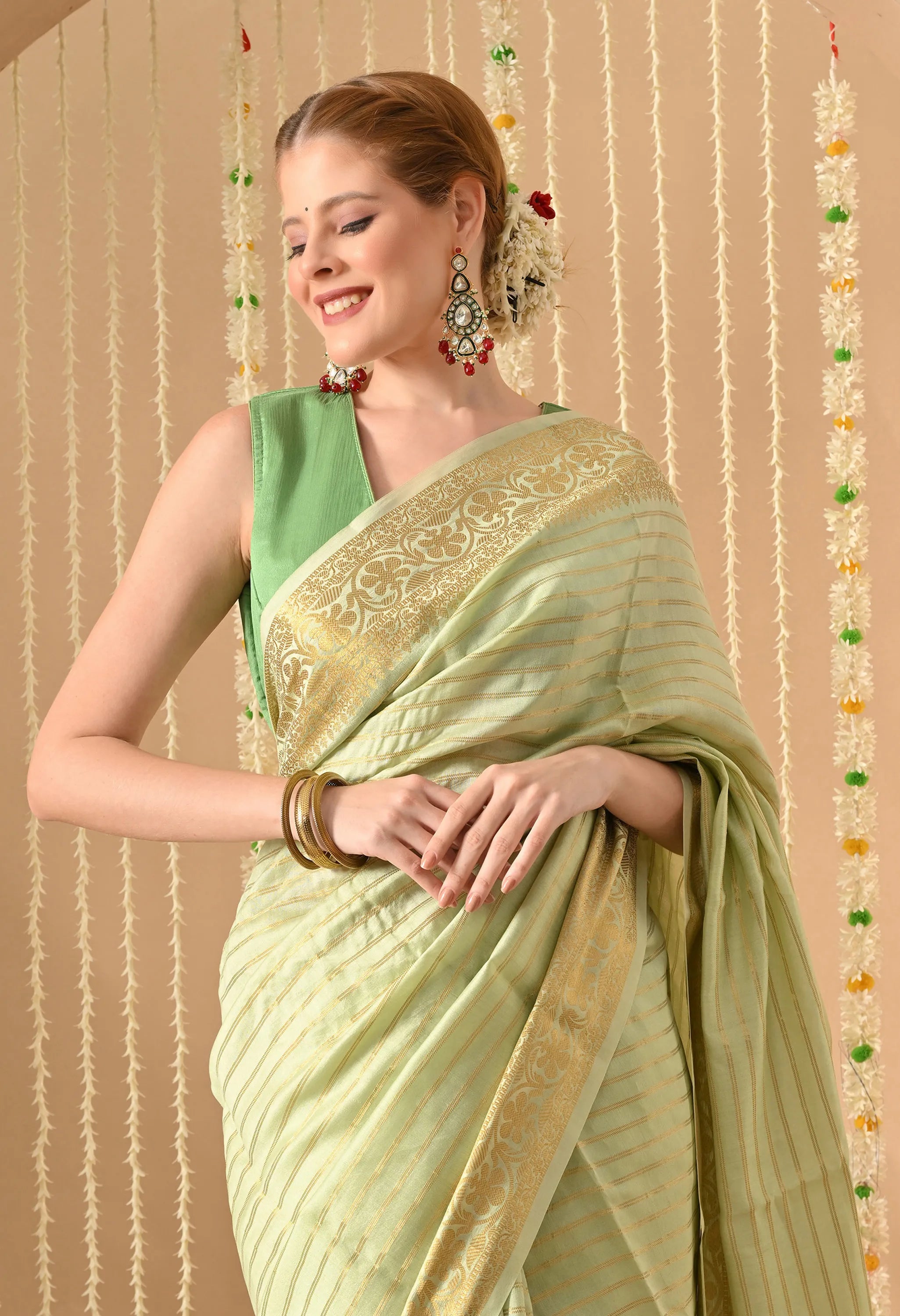designer and Party wear silk saree 