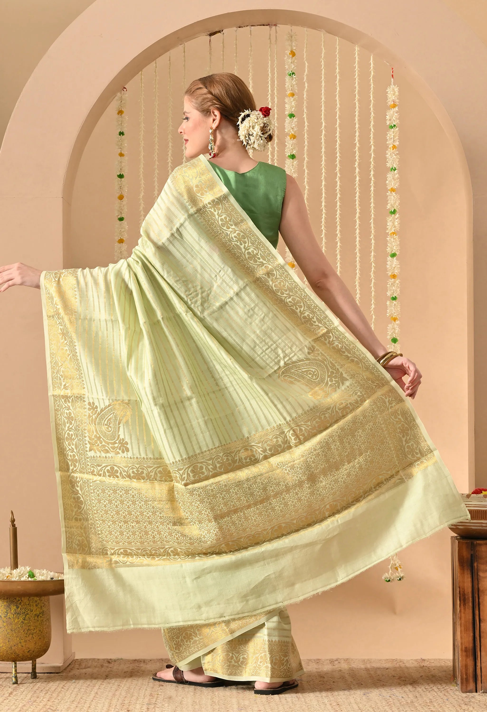 designer and Party wear silk saree 