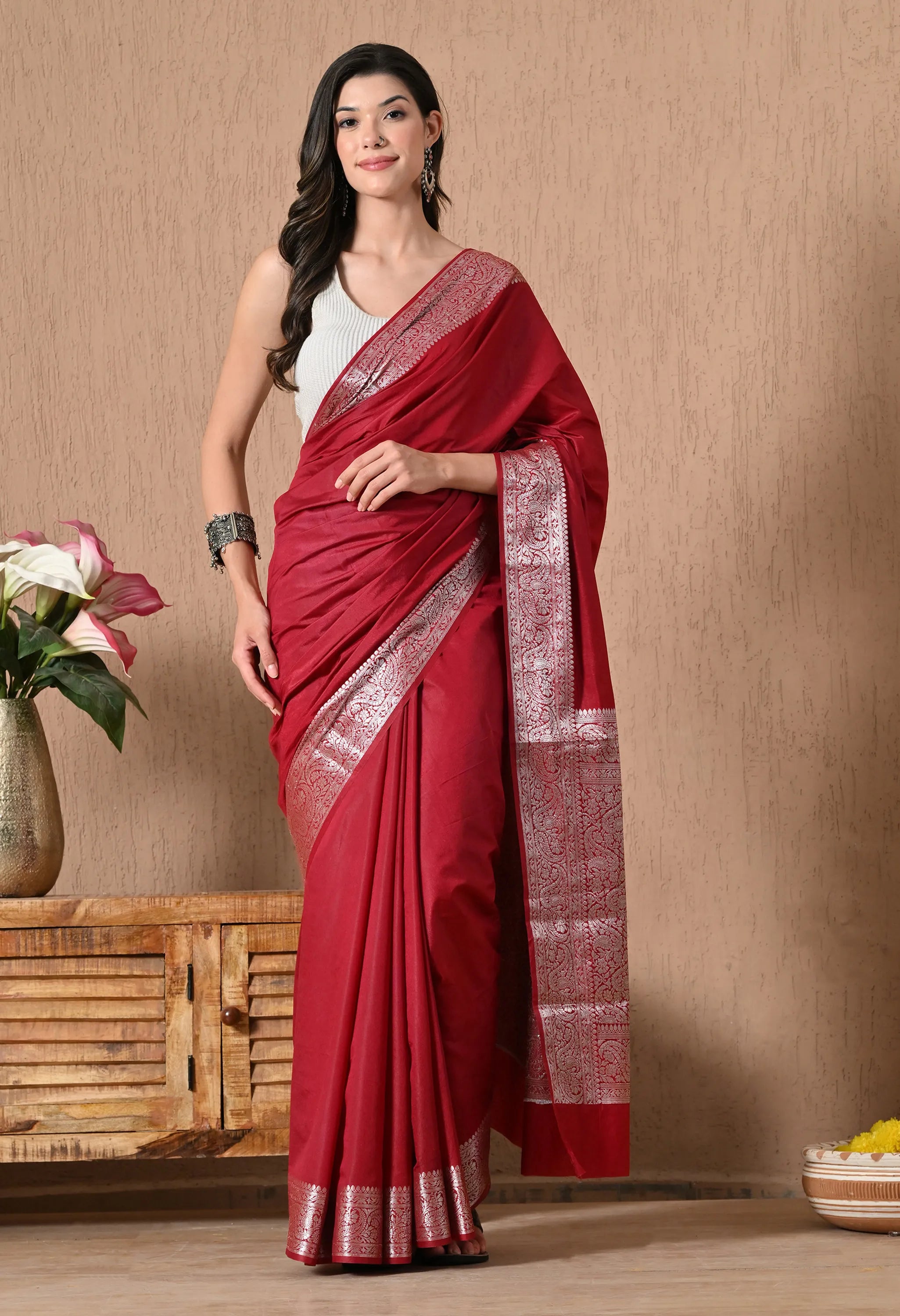 designer silk saree