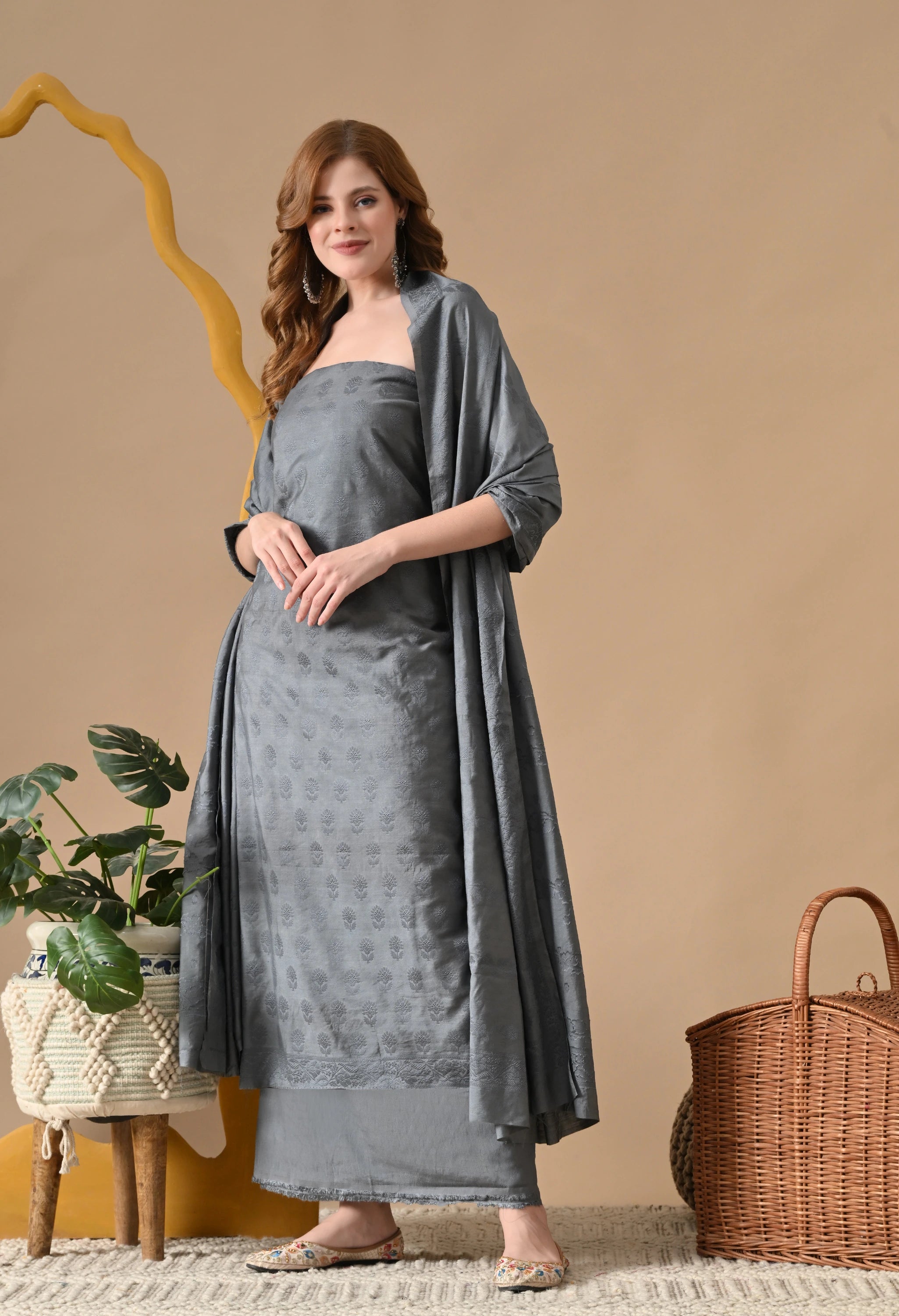 designer silk salwar suits for women