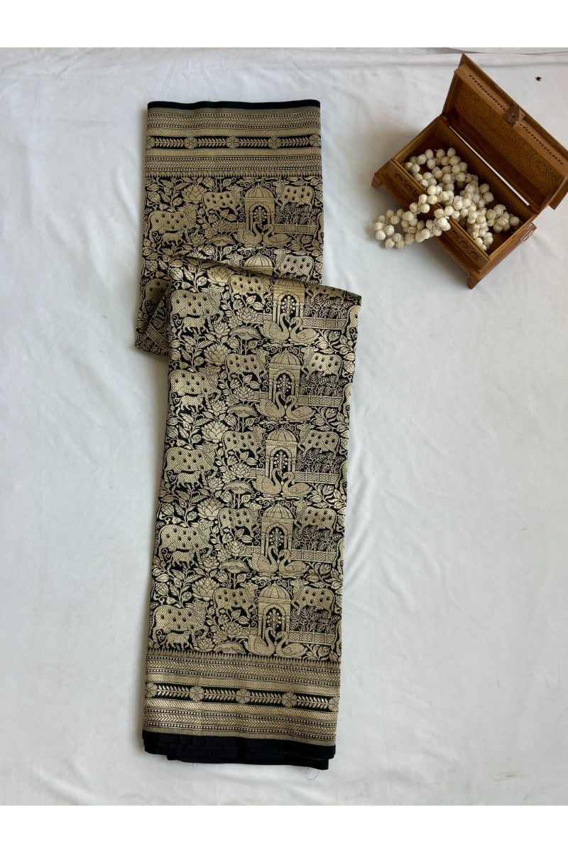 Best Handmade Pure Kataan Silk Saree