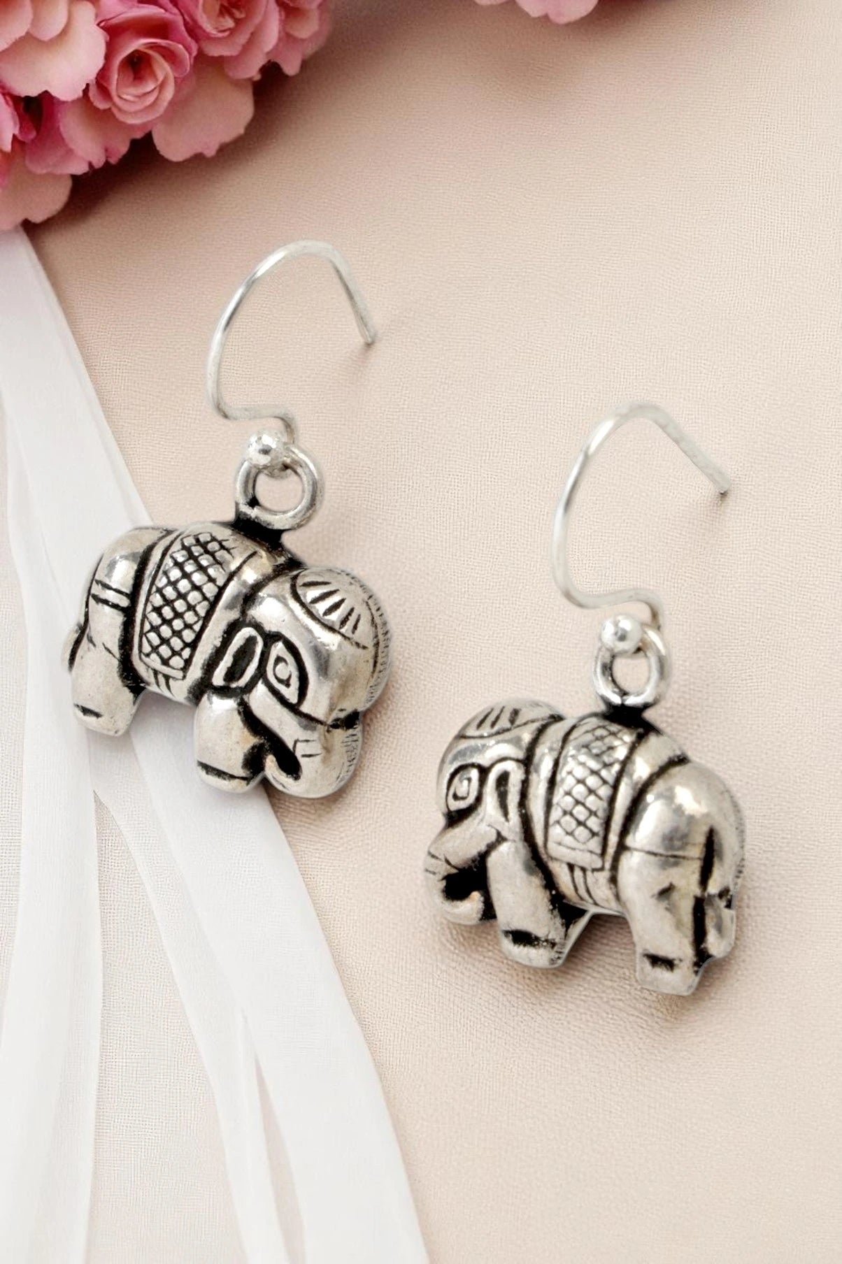 handmade silver earrings India