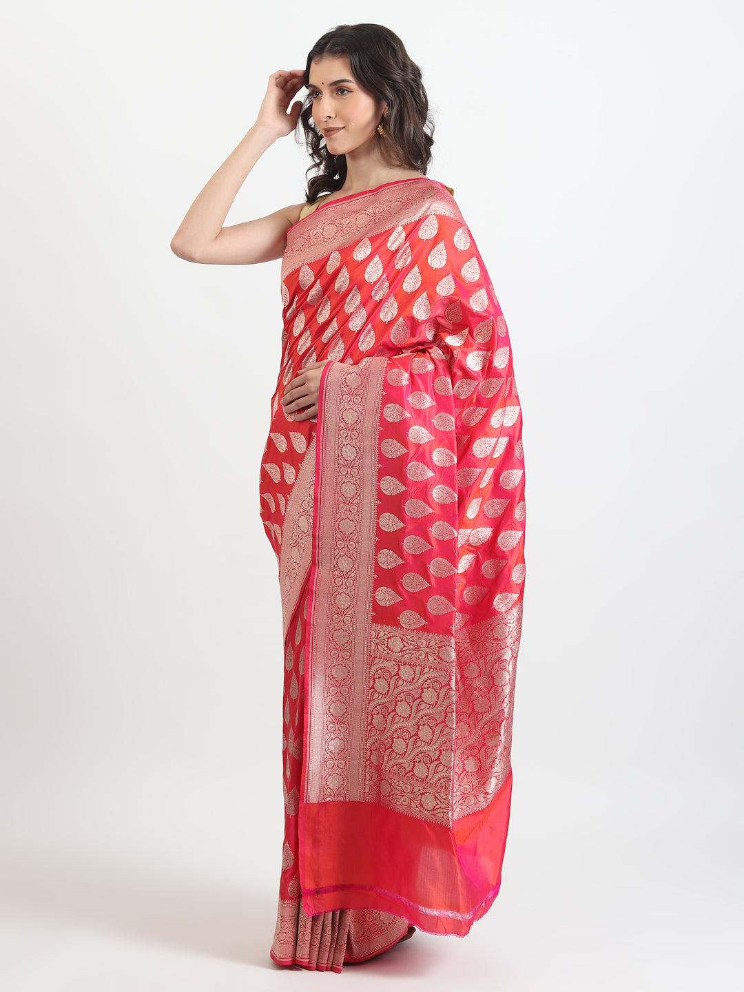 Best Handmade  Pure Kataan Silk Saree