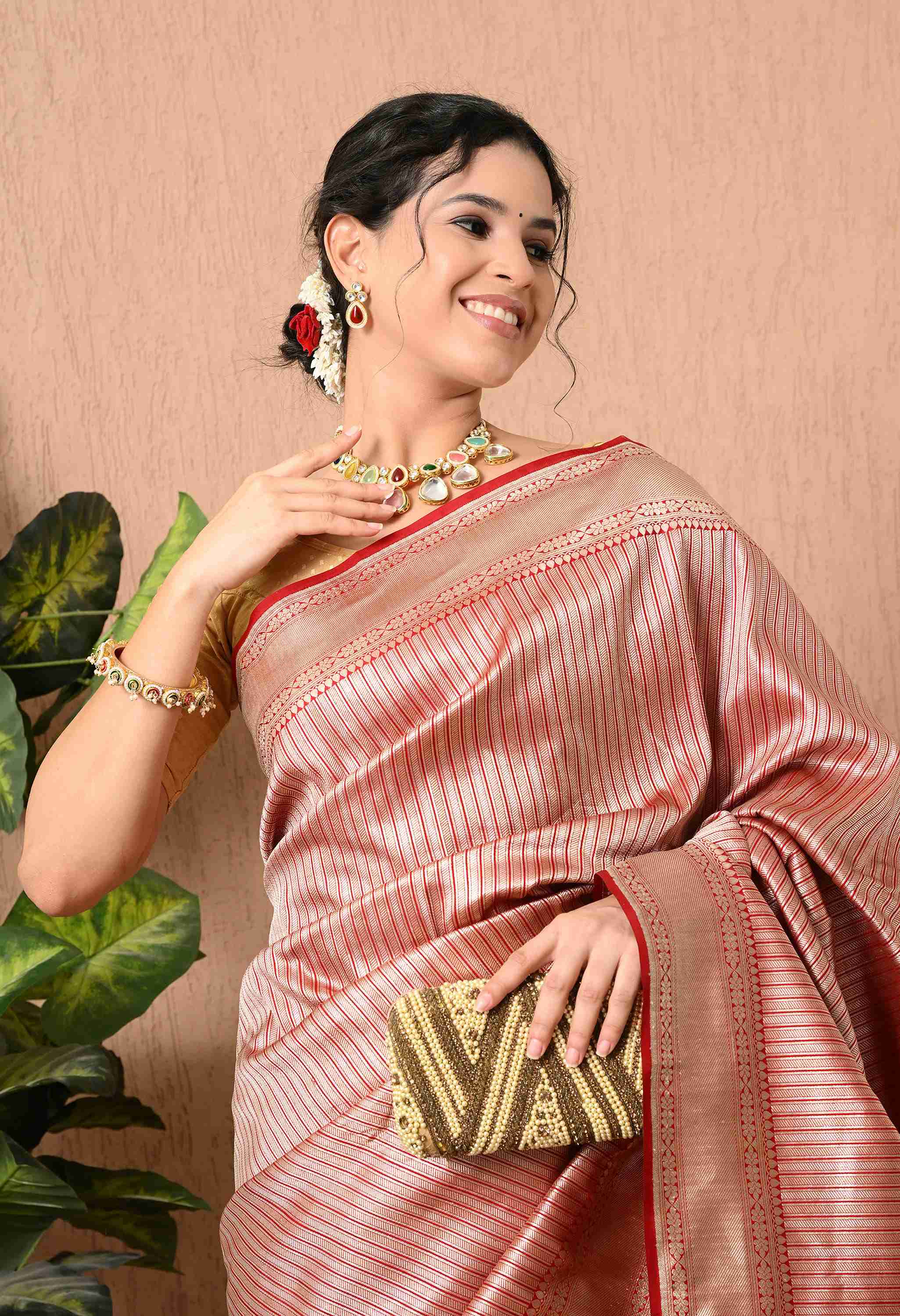 pure katan silk handloom saree