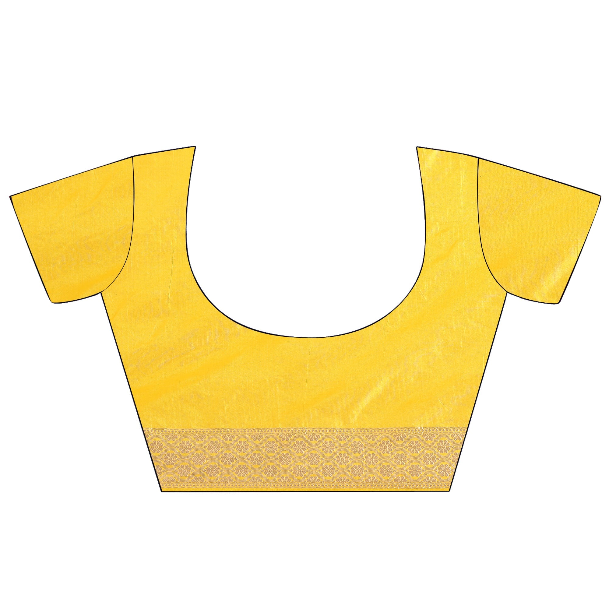 Best Party Wear yellow Kataan Silk Saree