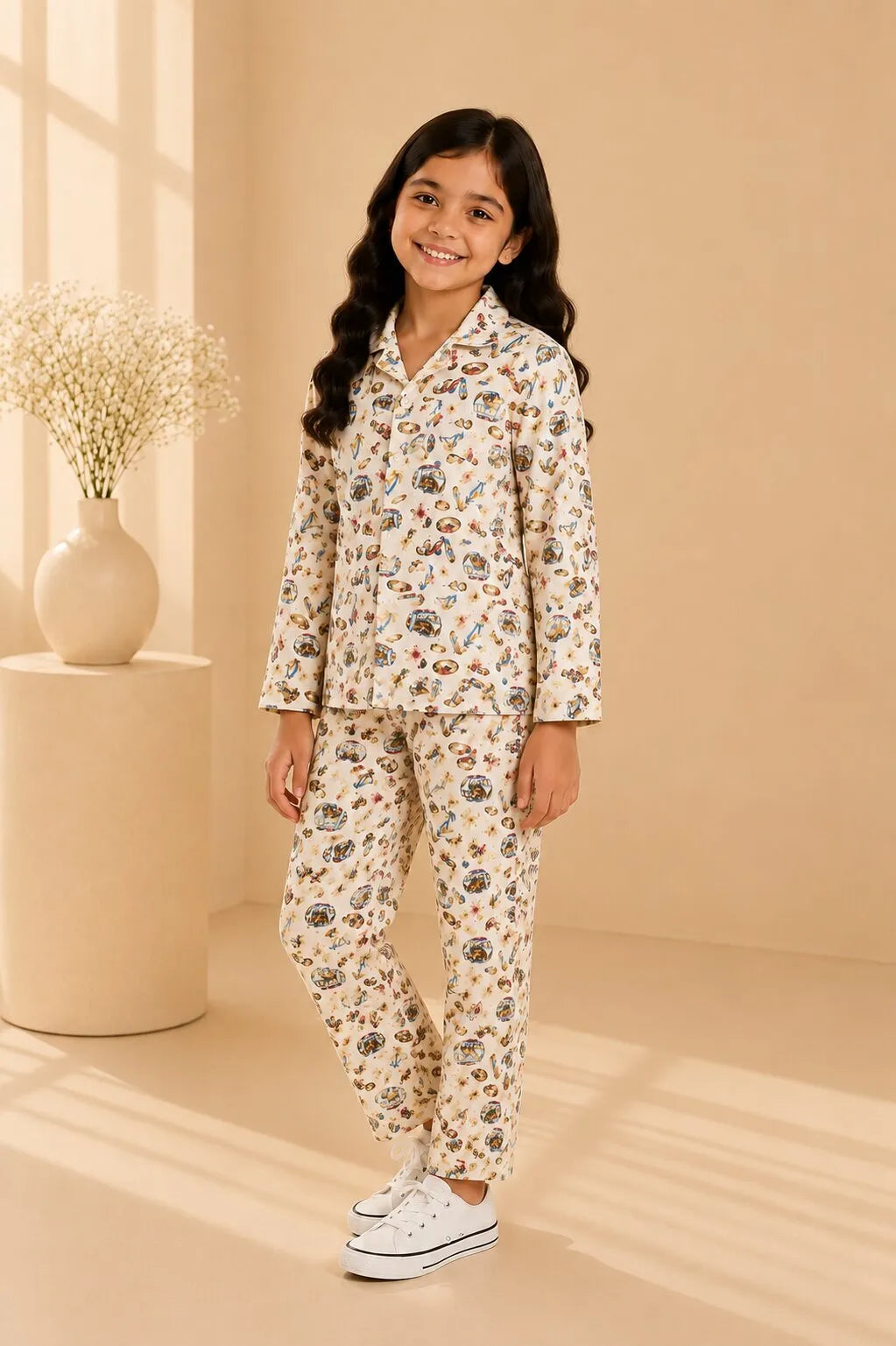 Designed with a roomy cut to allow for plenty of movement during sleep or morning play.