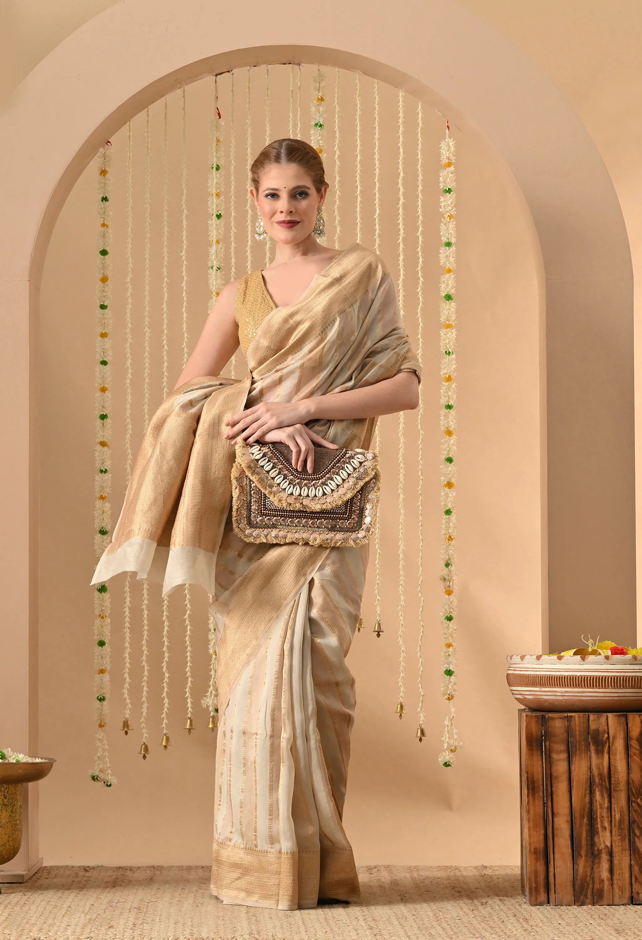 party wear cotton silk saree online India