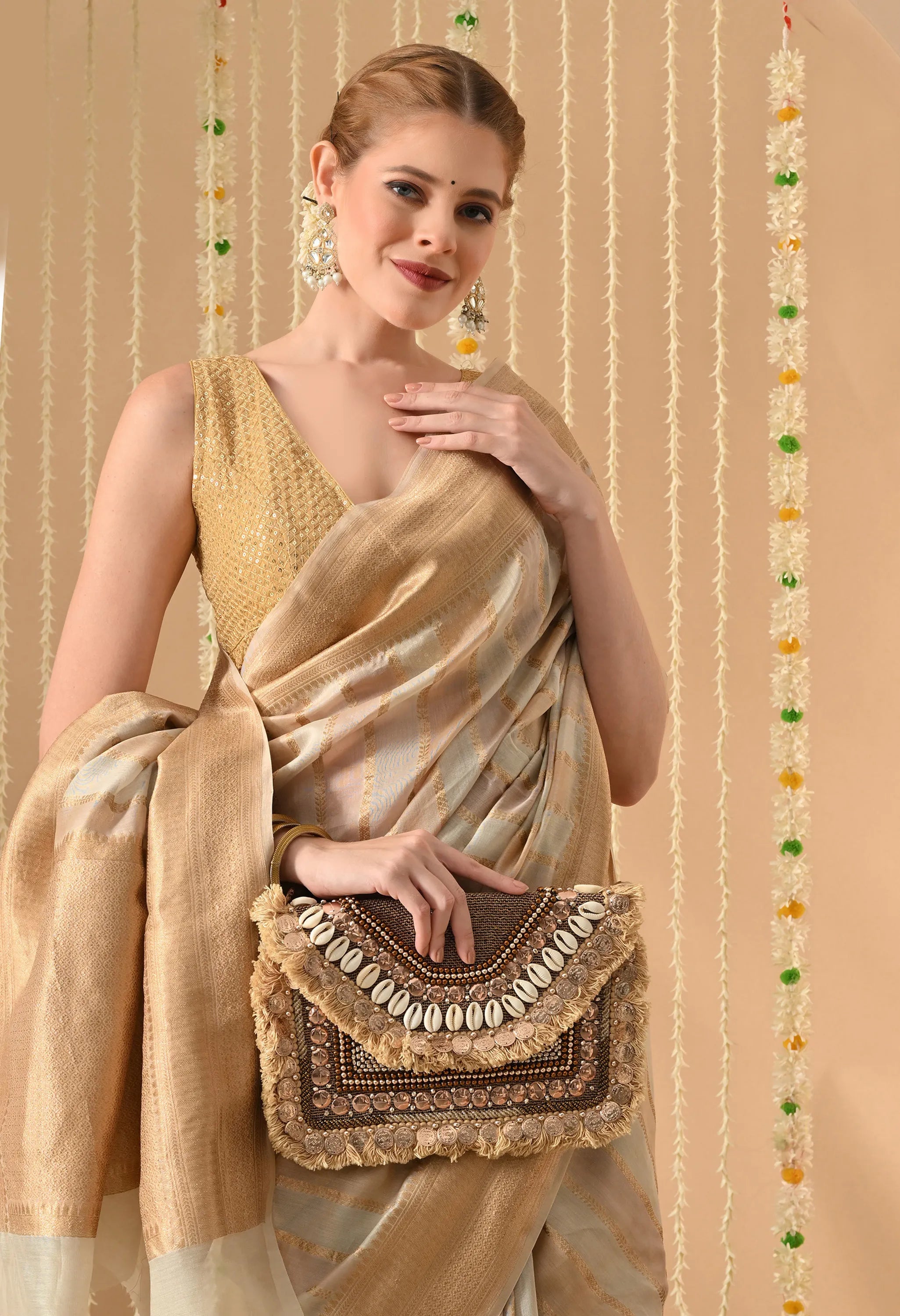 party wear cotton silk saree online India 