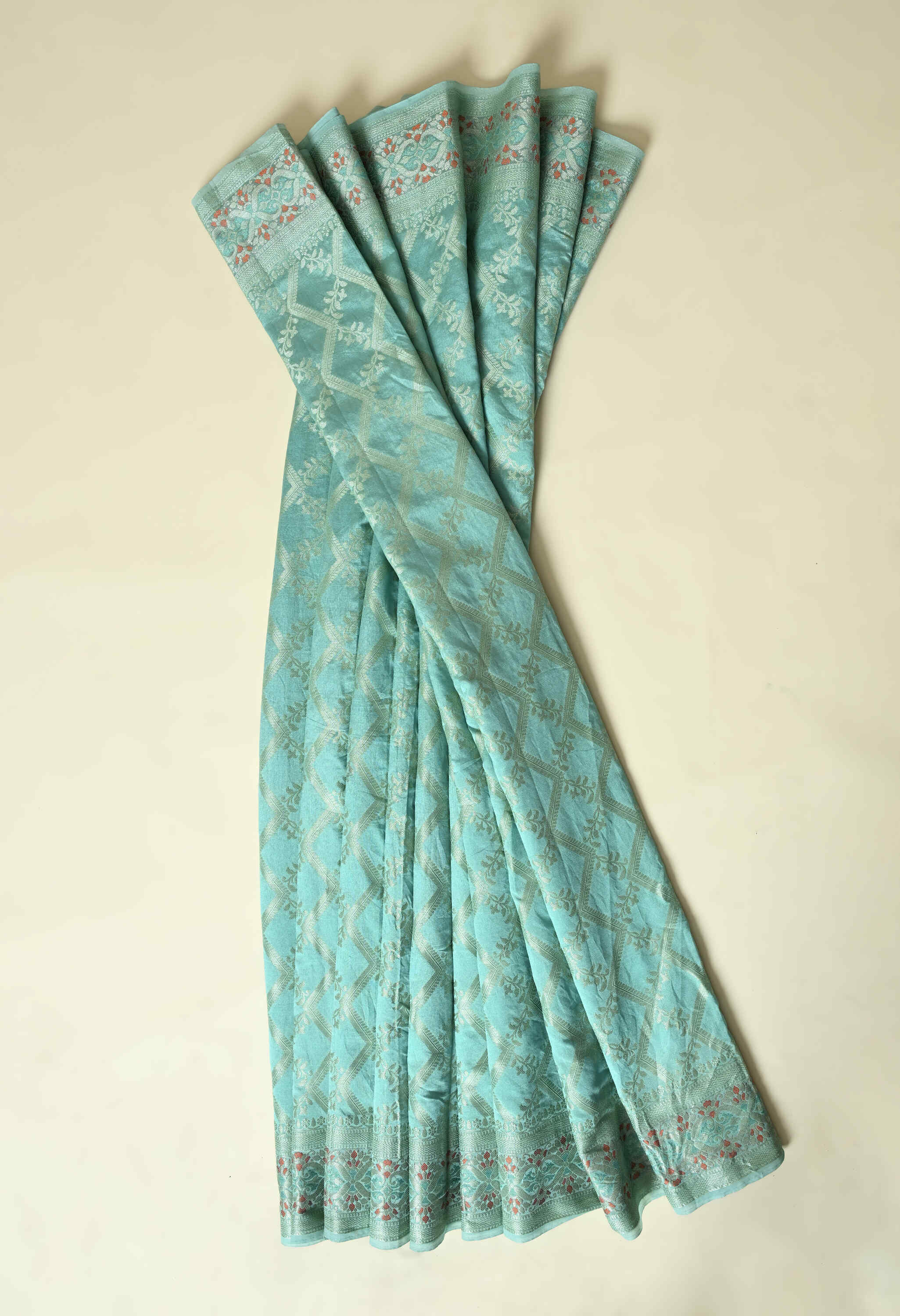 Best Party Wear Sea Green Silk Saree