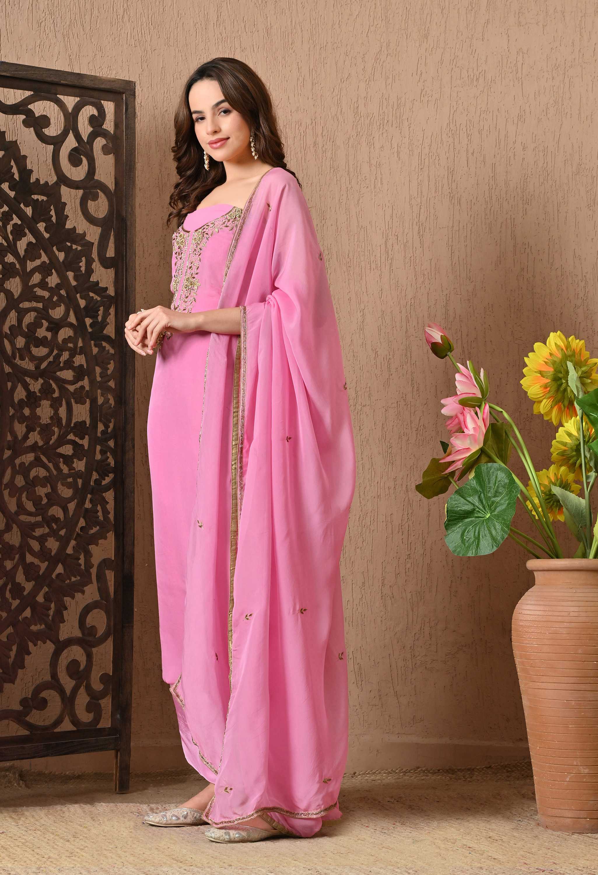 Best Party Wear Pink Suits salwar