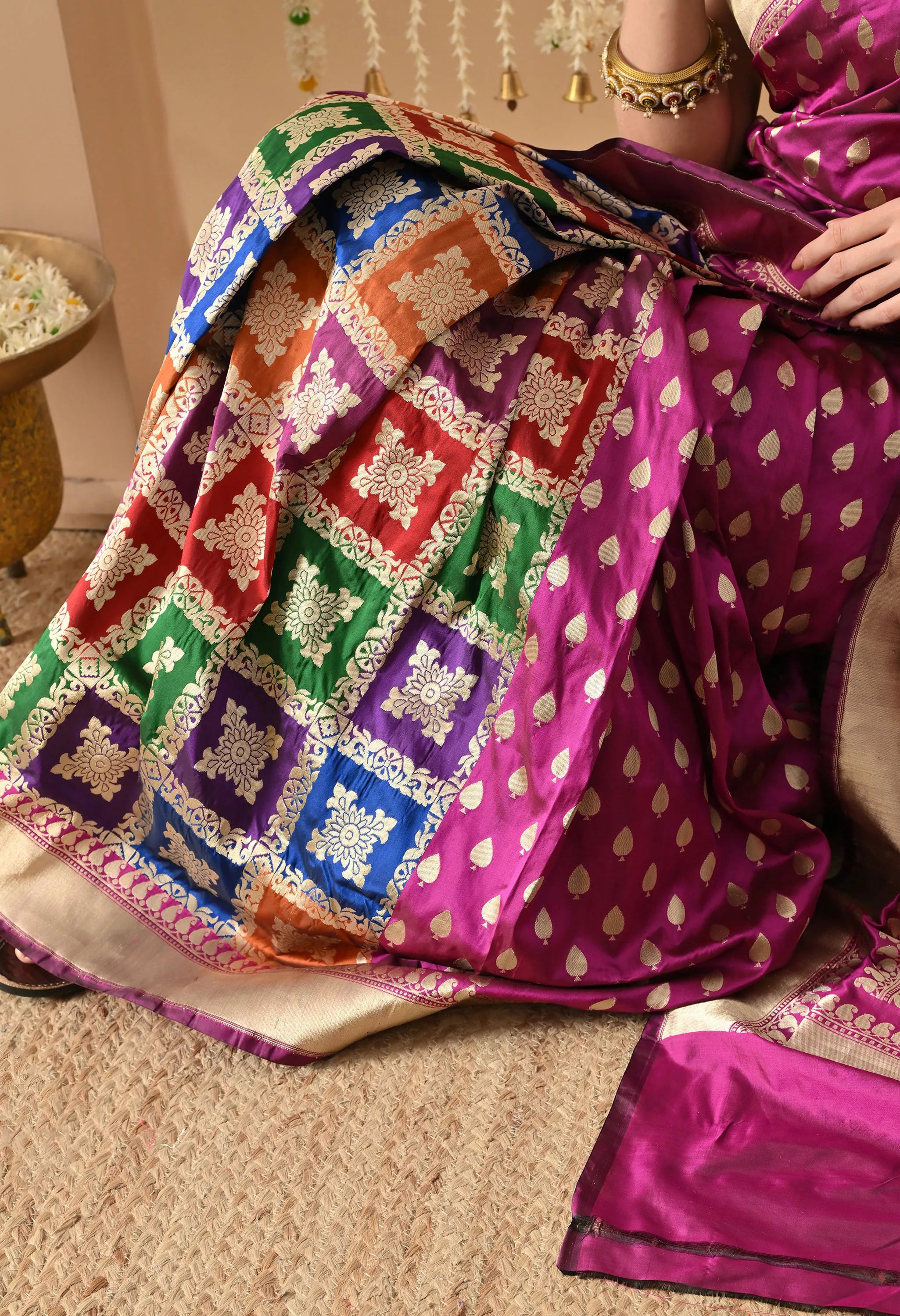 pure Katan silk saree online India