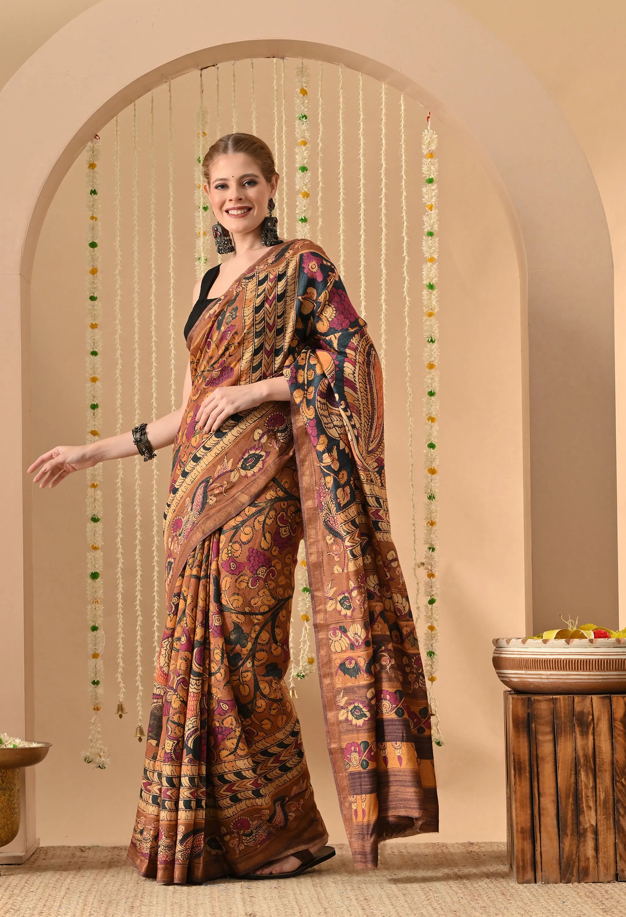 pure Muga silk saree online India