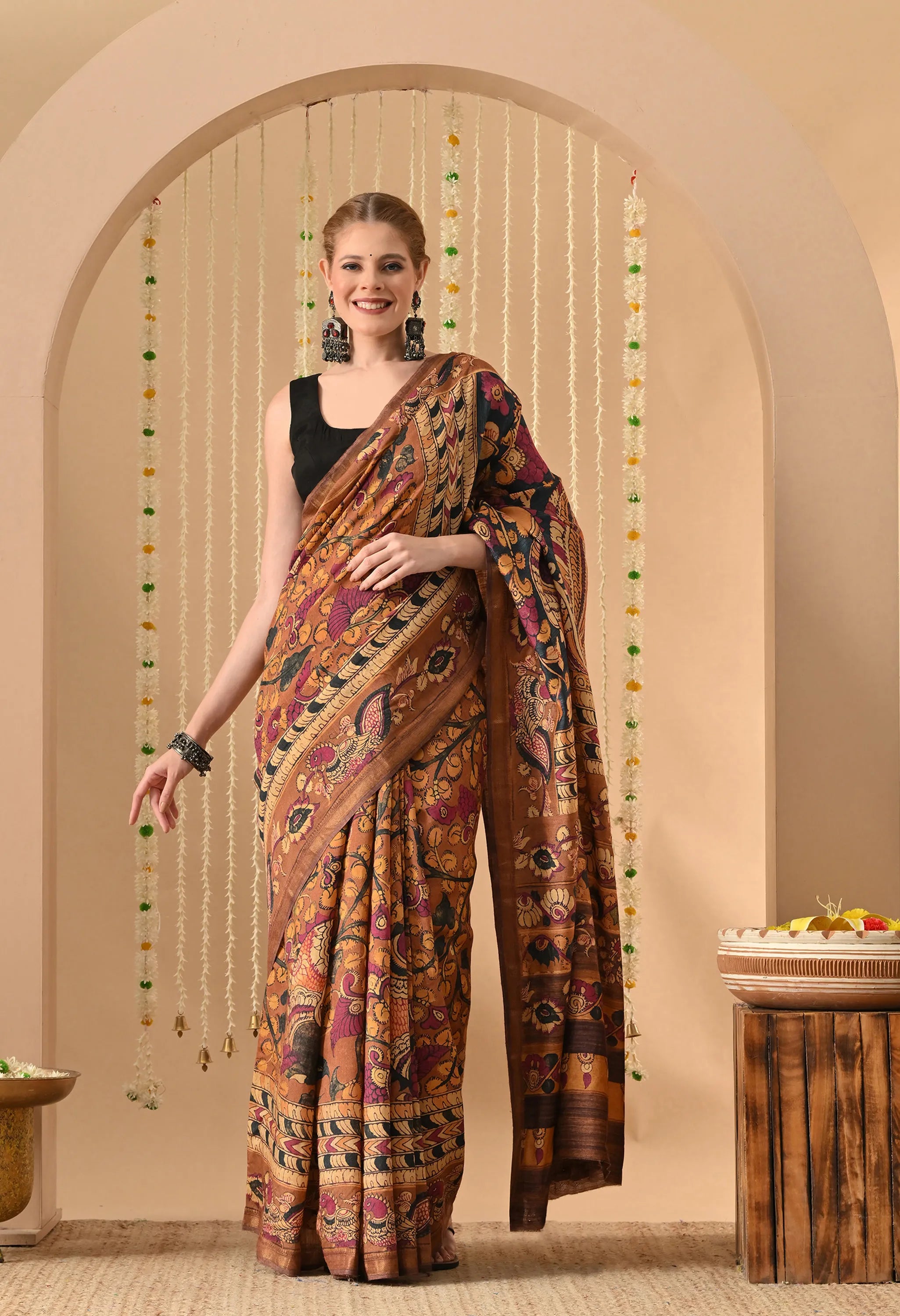 pure Muga silk saree online India